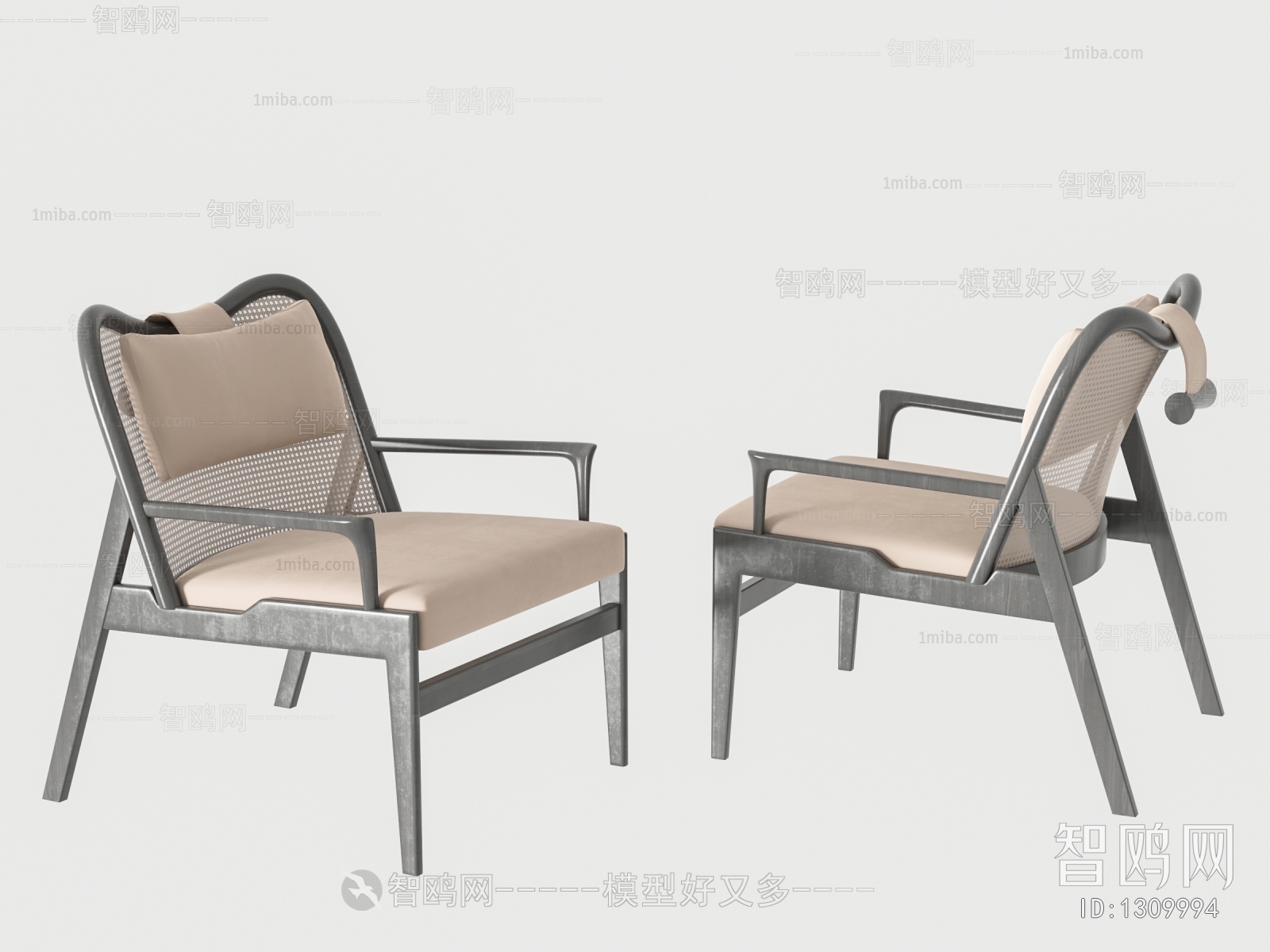 New Chinese Style Lounge Chair