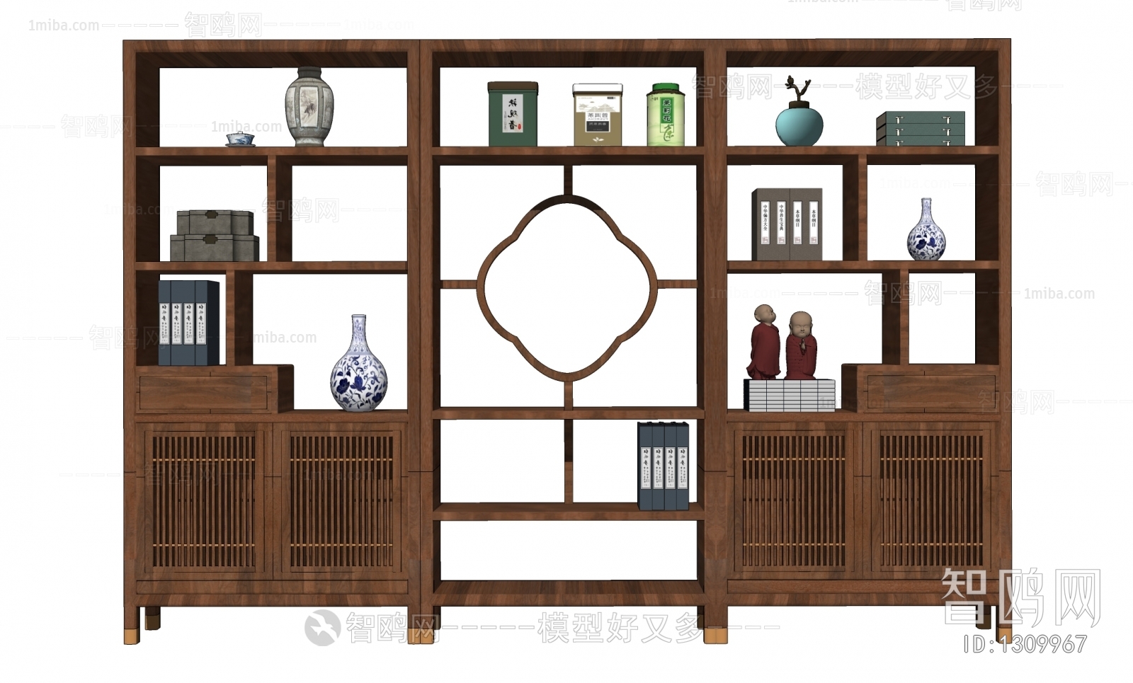 Chinese Style Antique Rack