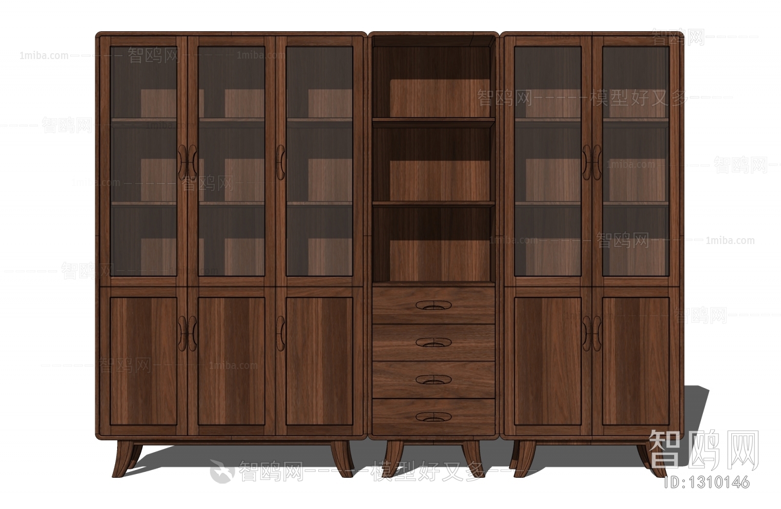 New Chinese Style Bookcase