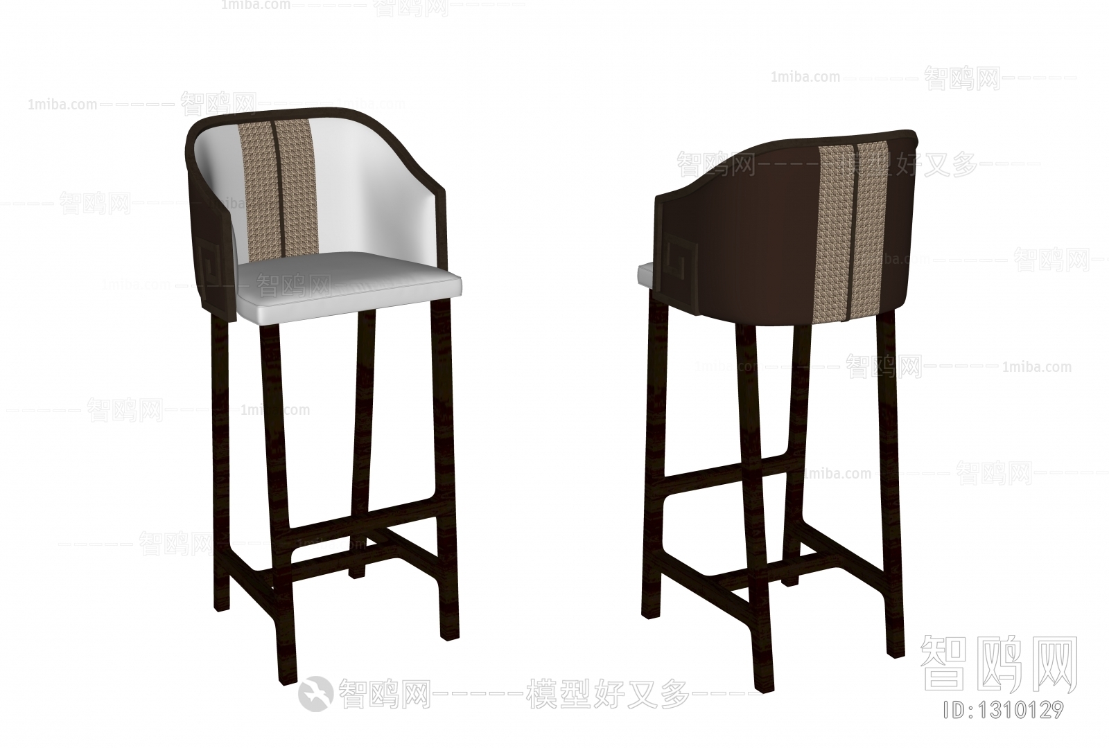 New Chinese Style Bar Chair