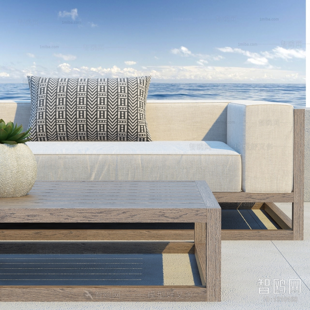 Modern Outdoor Sofa