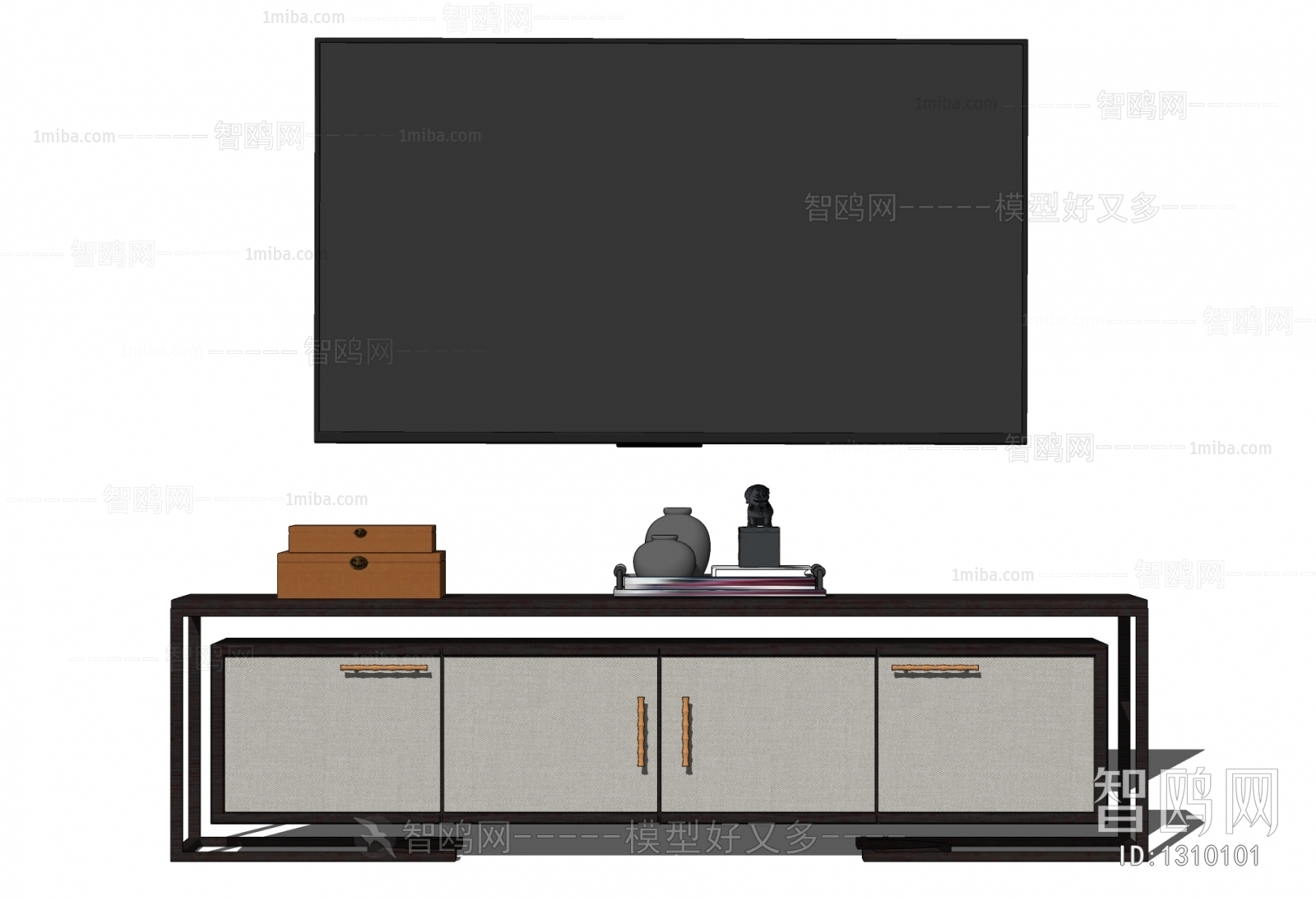 New Chinese Style TV Cabinet