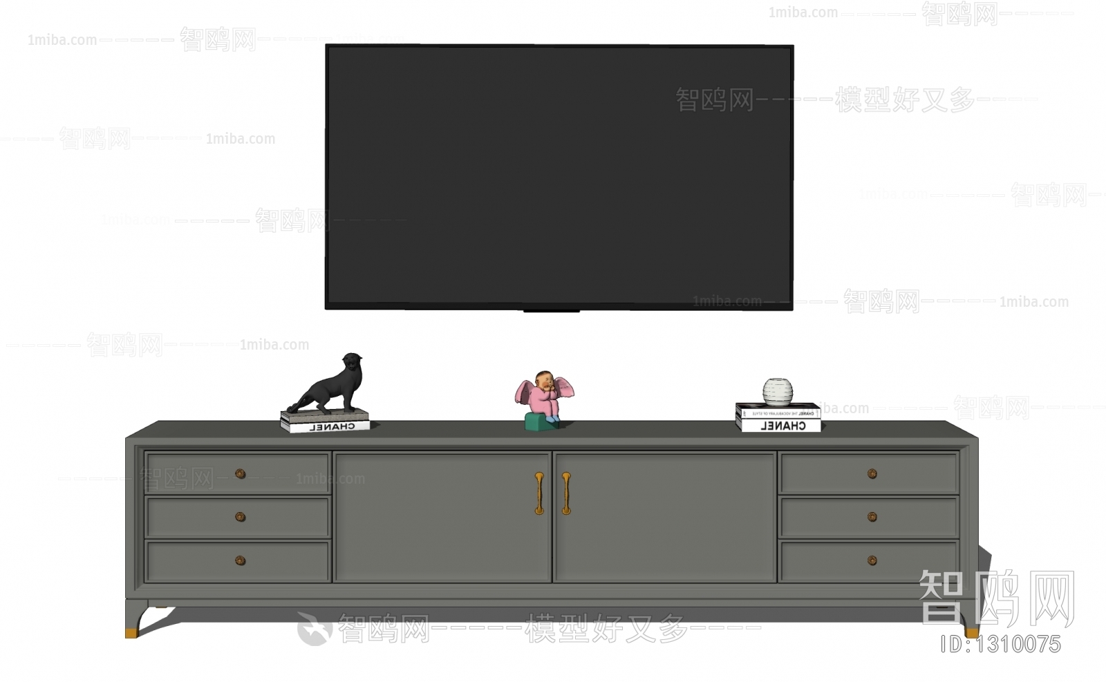 New Chinese Style TV Cabinet