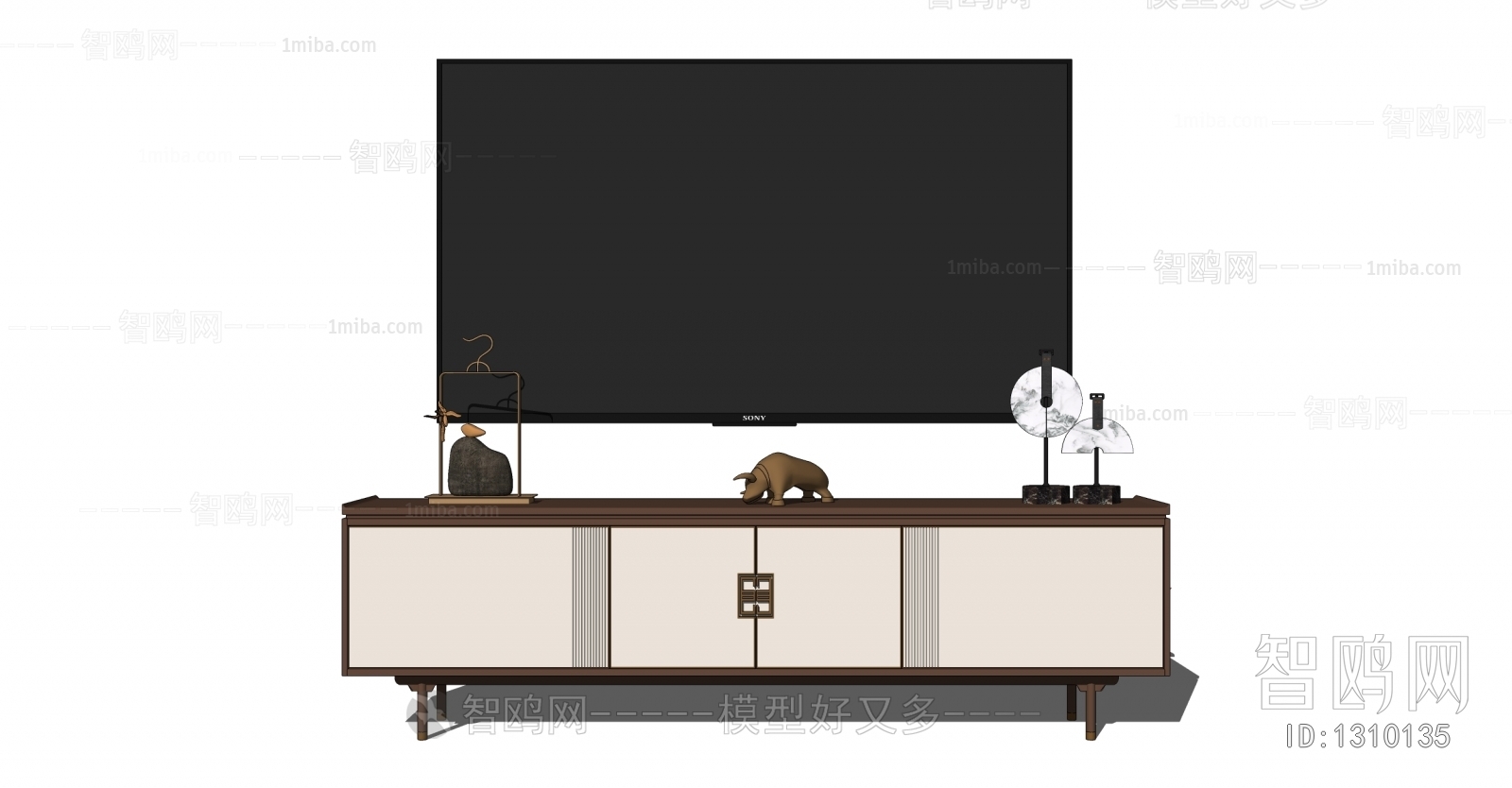 New Chinese Style TV Cabinet