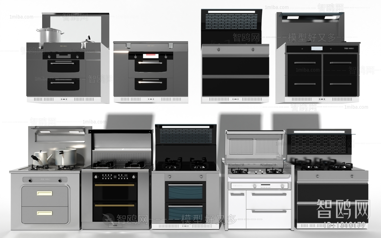 Modern Kitchen Electric Gas Range