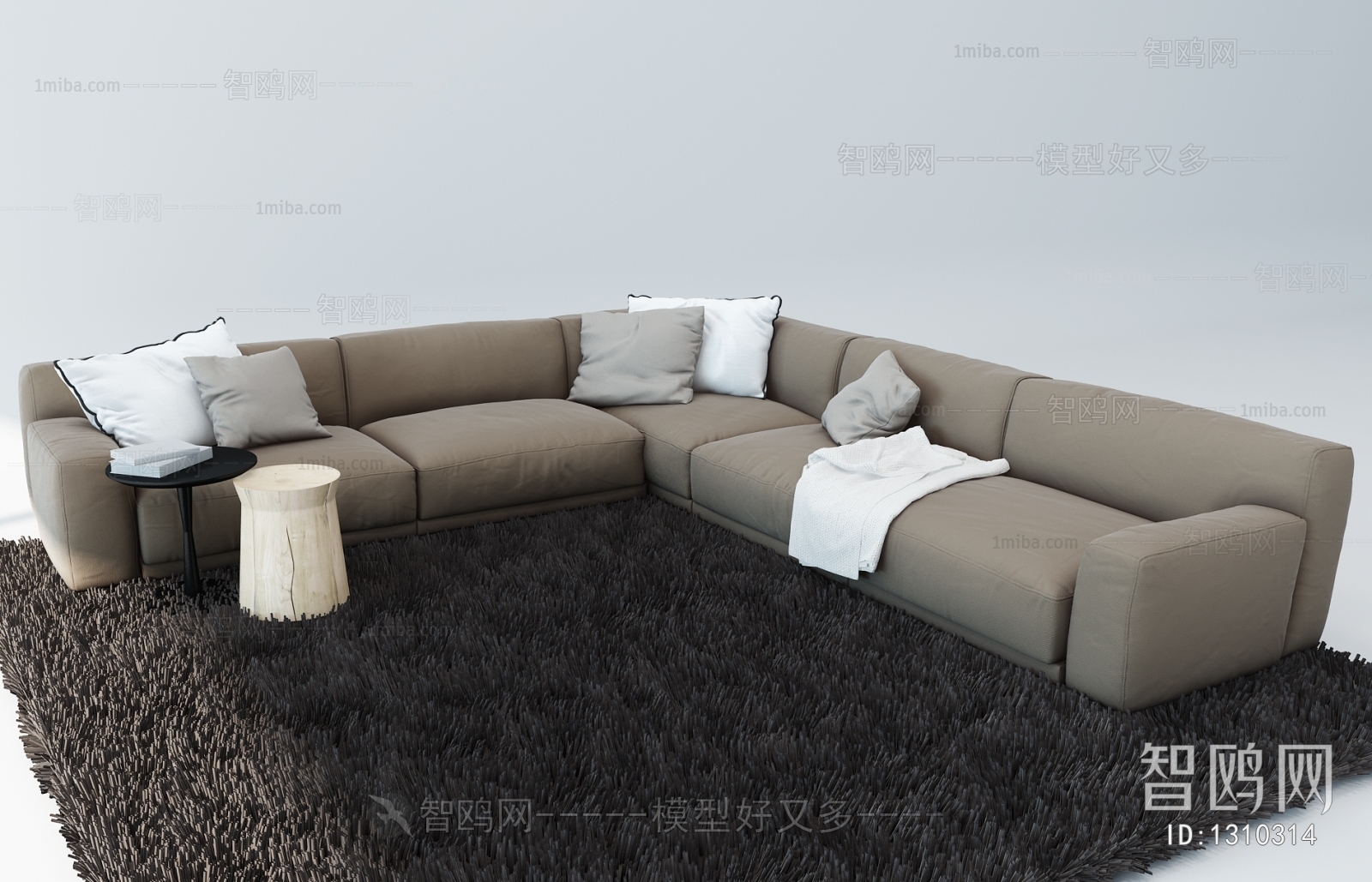 Modern Multi Person Sofa