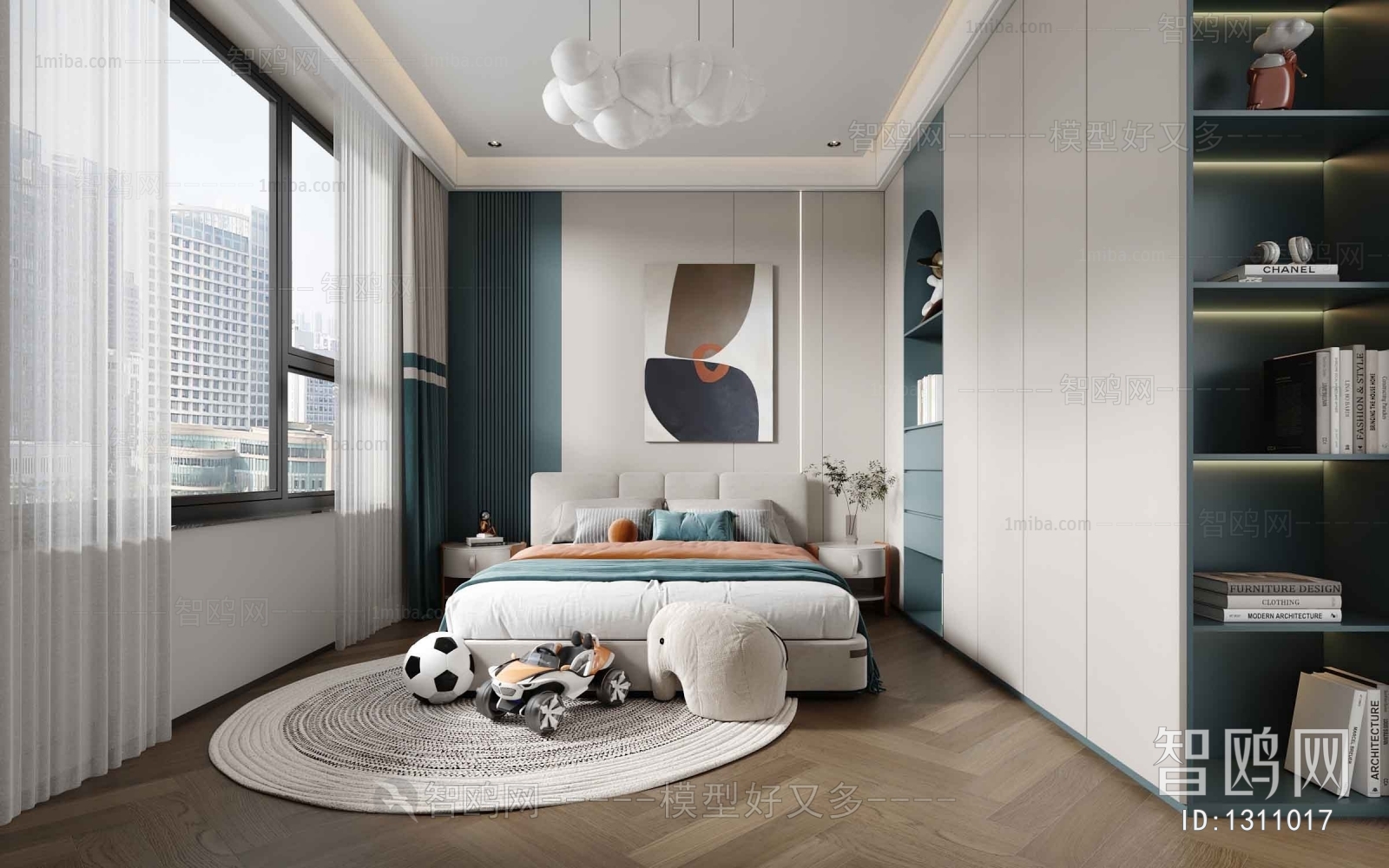 Modern Boy's Room And Son's Room