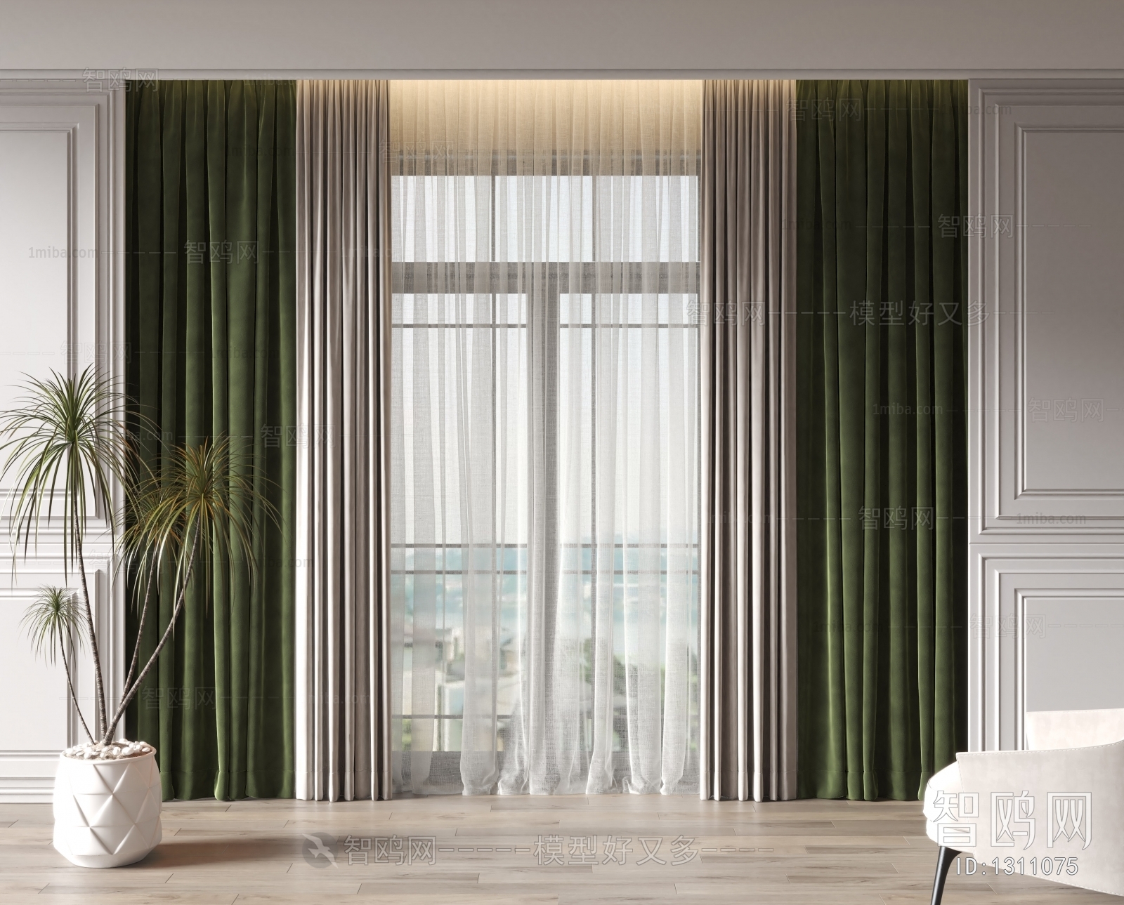 Modern The Curtain