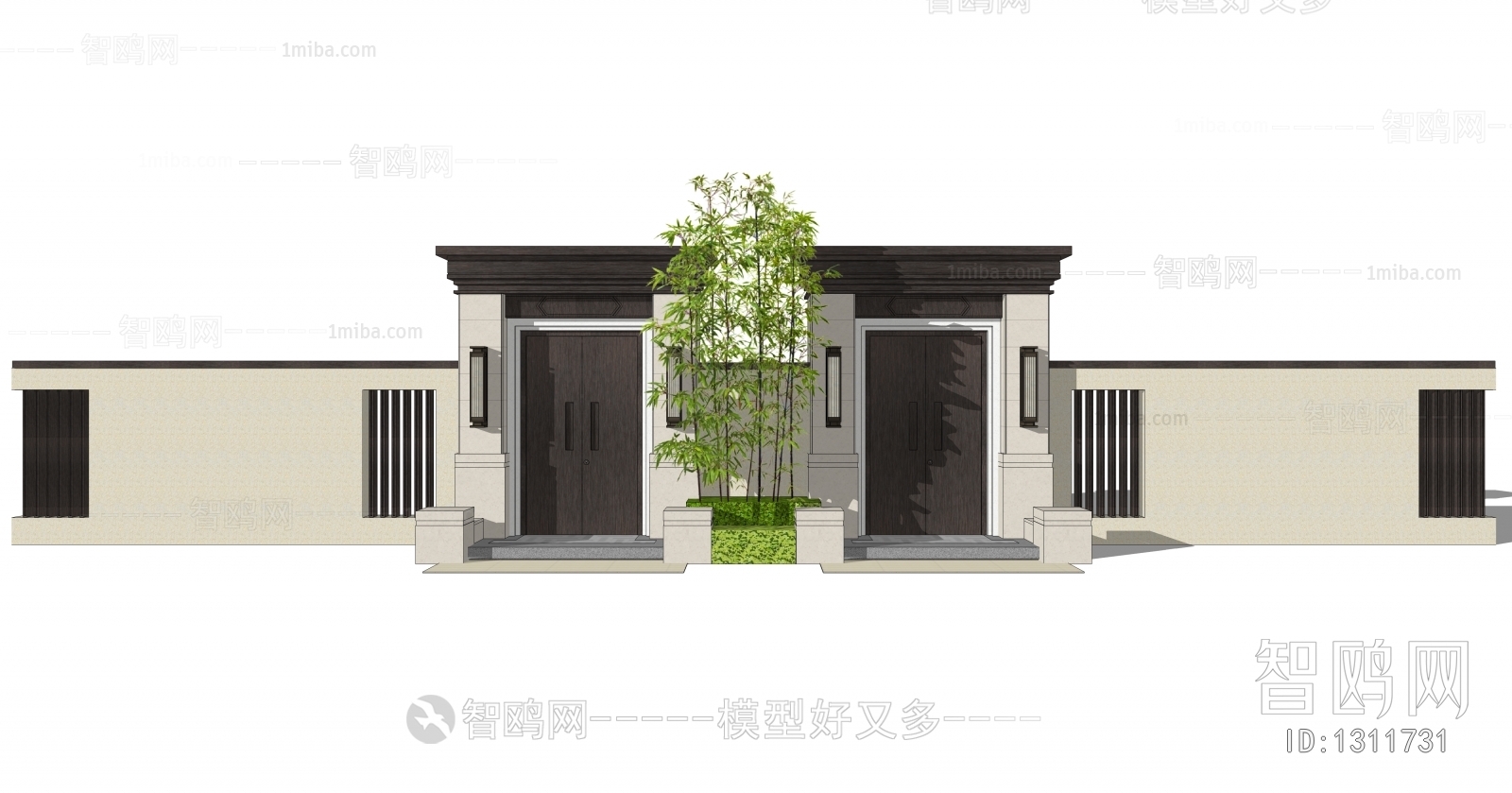 New Chinese Style Facade Element