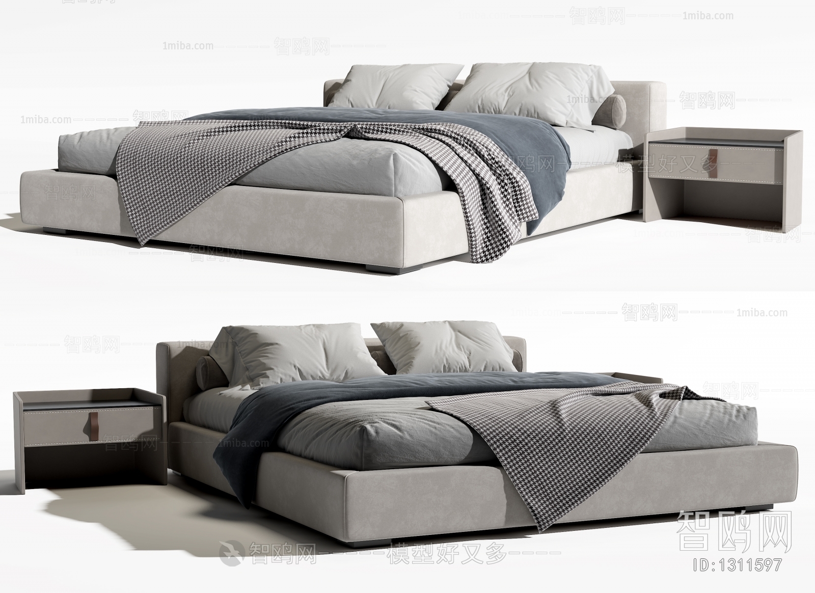 Modern Double Bed