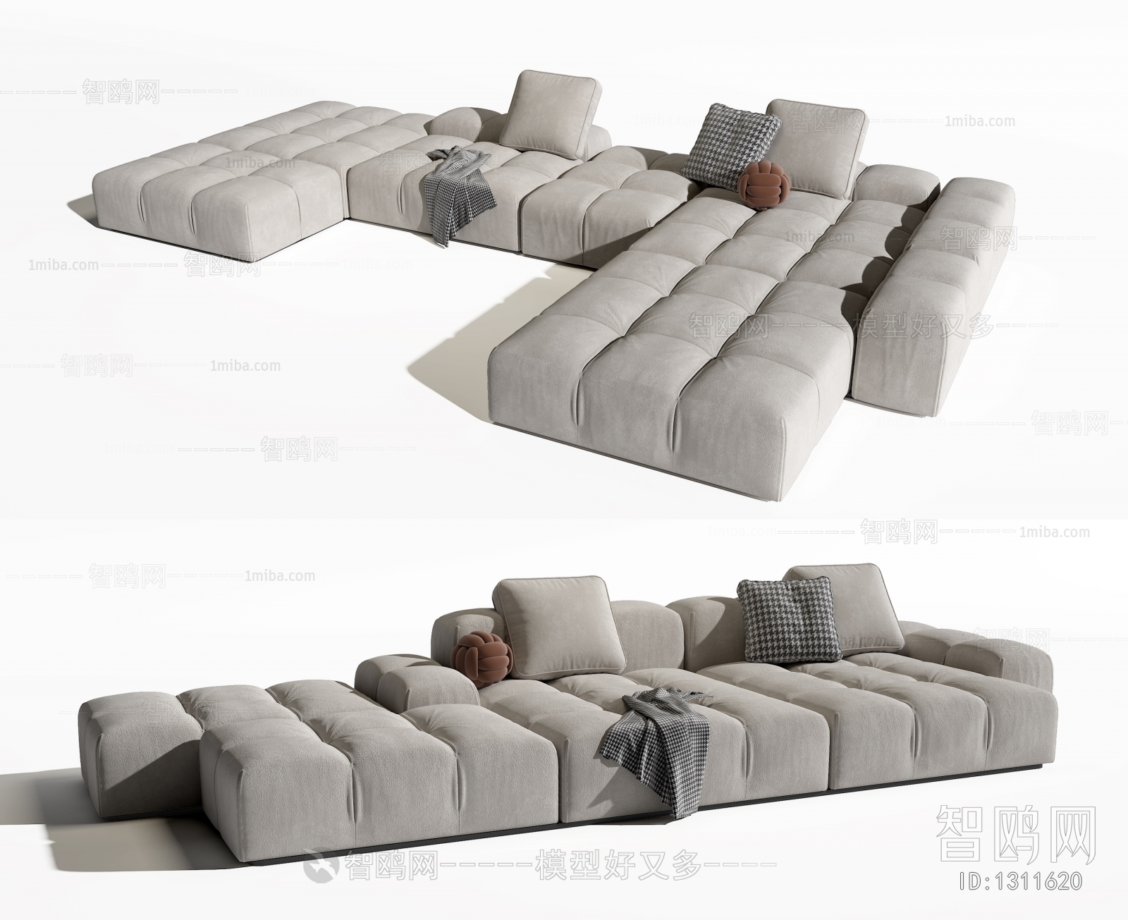 Modern Multi Person Sofa