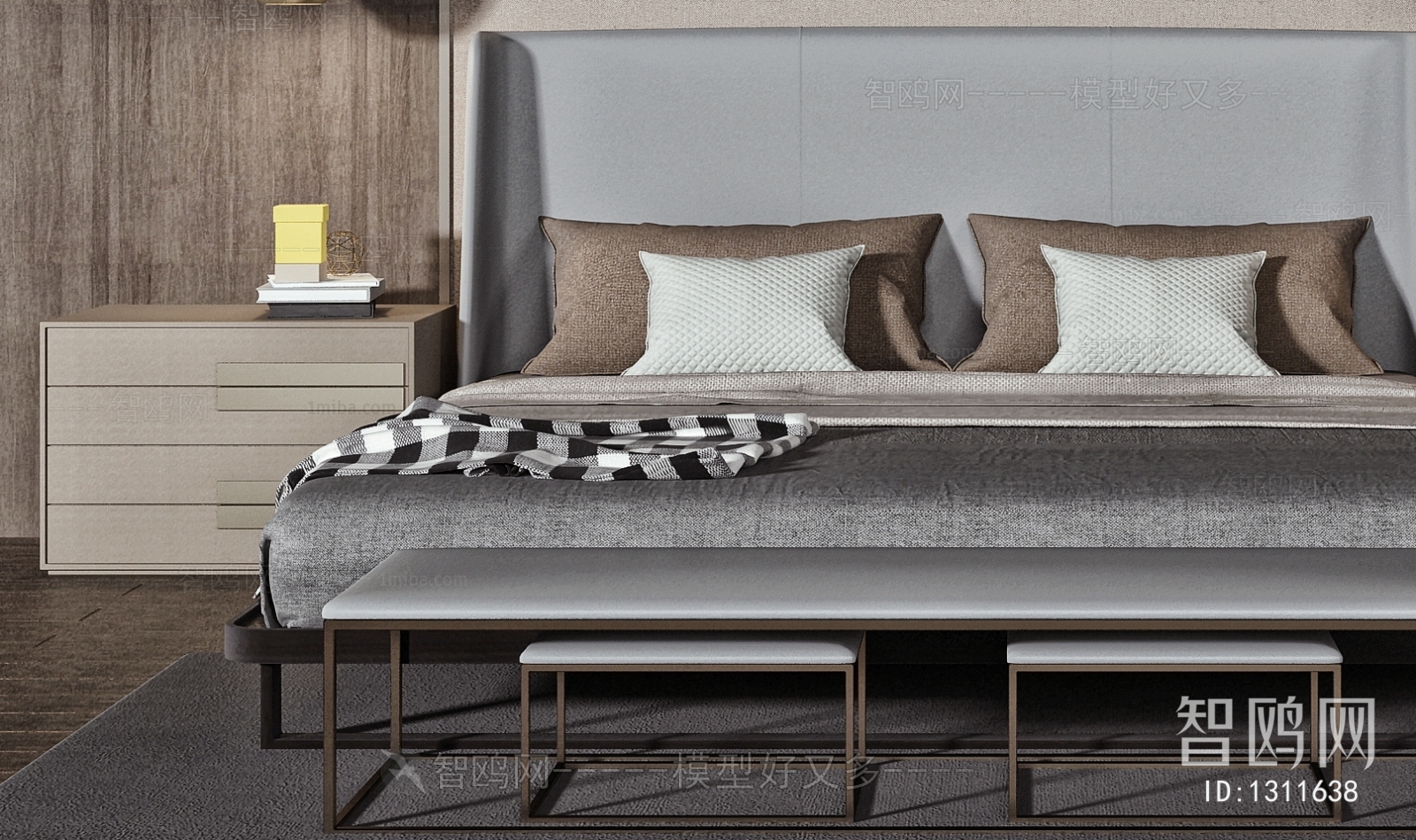 Modern Double Bed