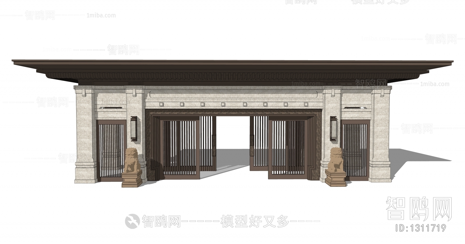 New Chinese Style Facade Element