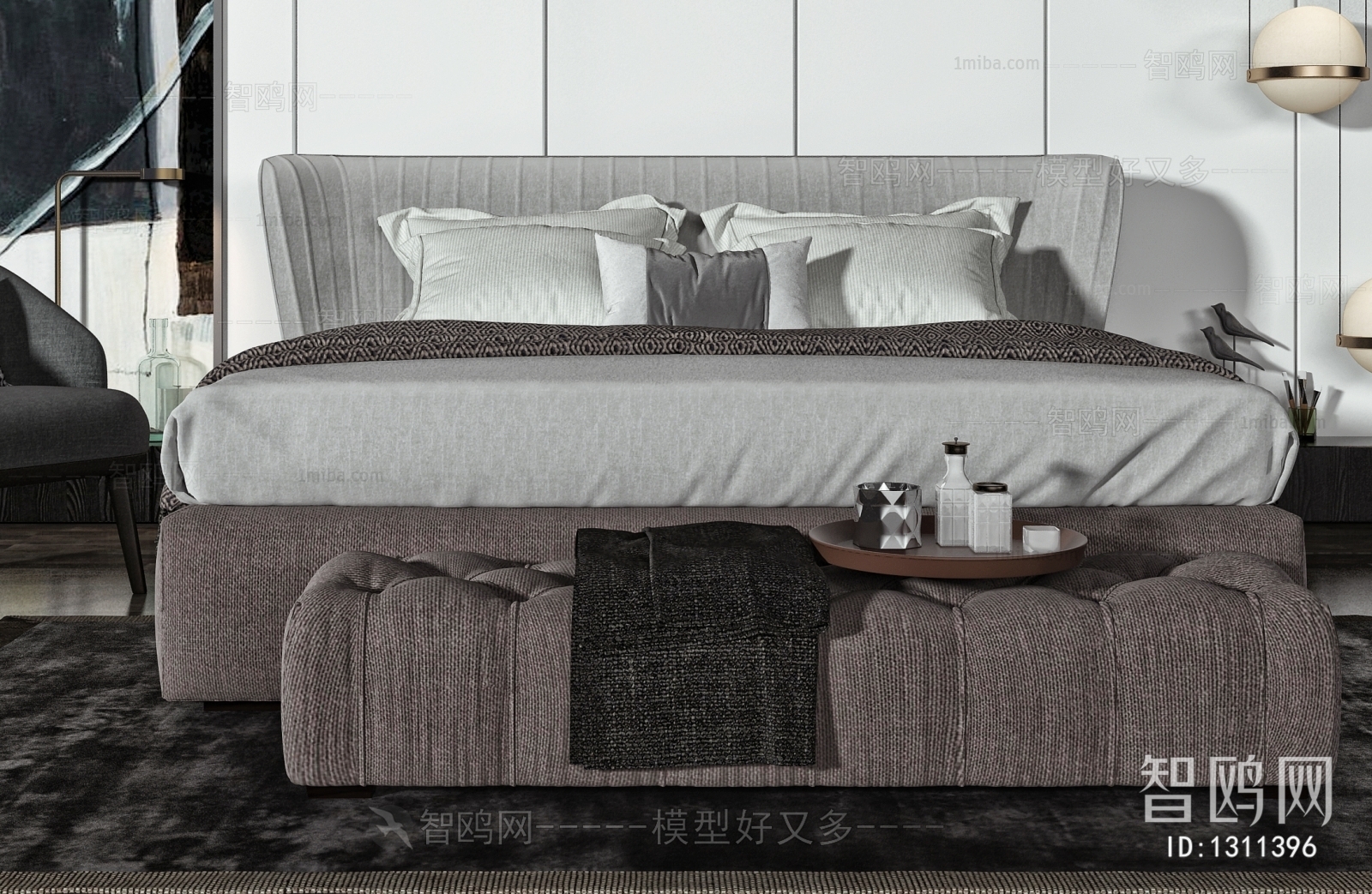 Modern Double Bed