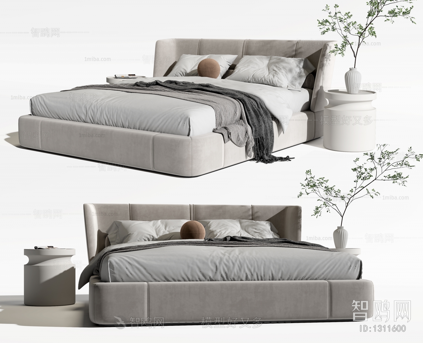 Modern Double Bed