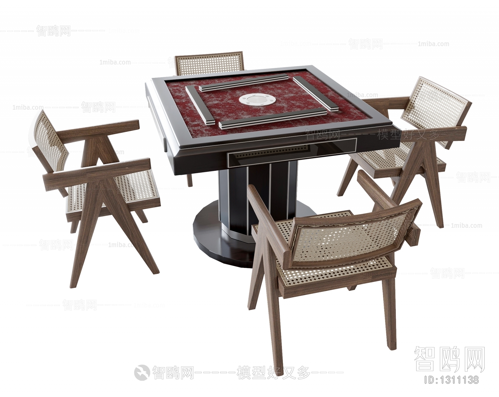 Modern Mahjong Tables And Chairs