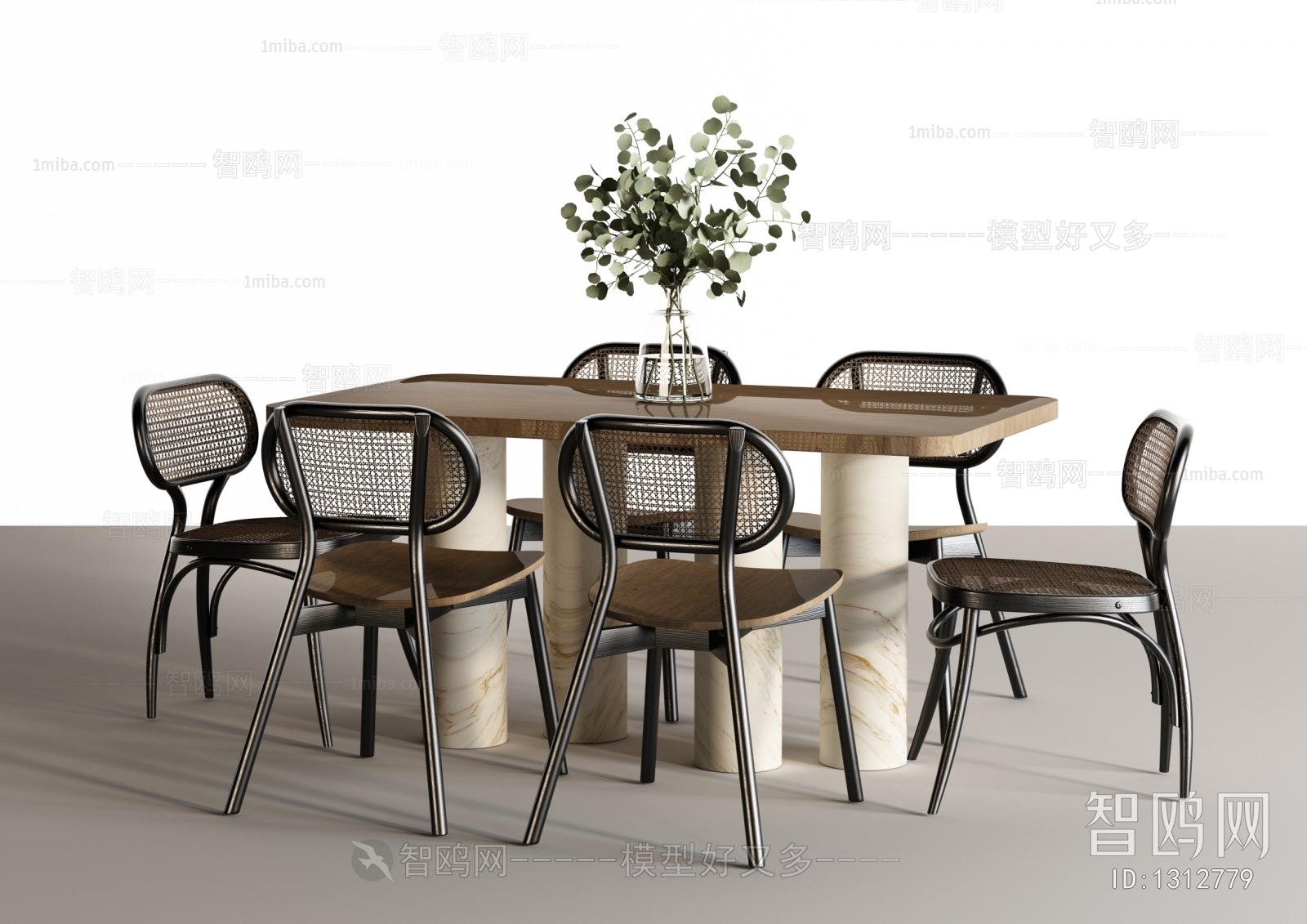 Nordic Style Dining Table And Chairs