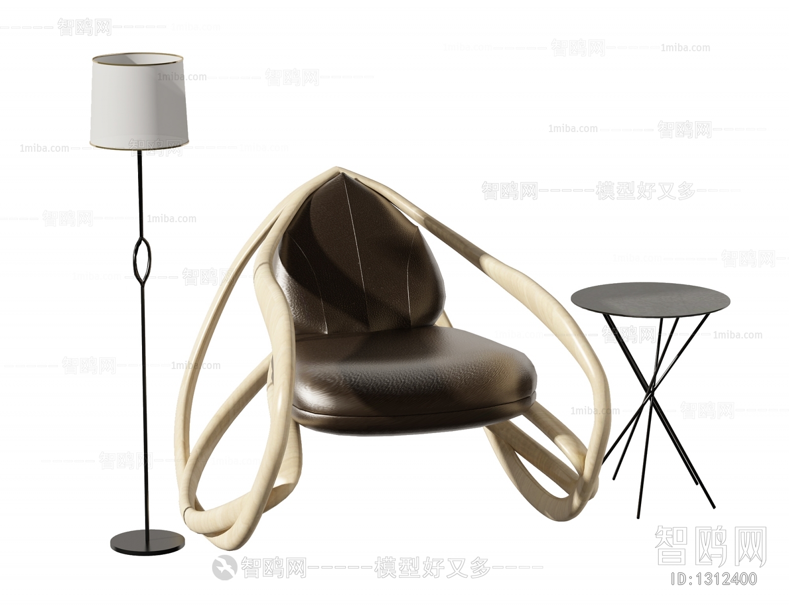 New Chinese Style Lounge Chair