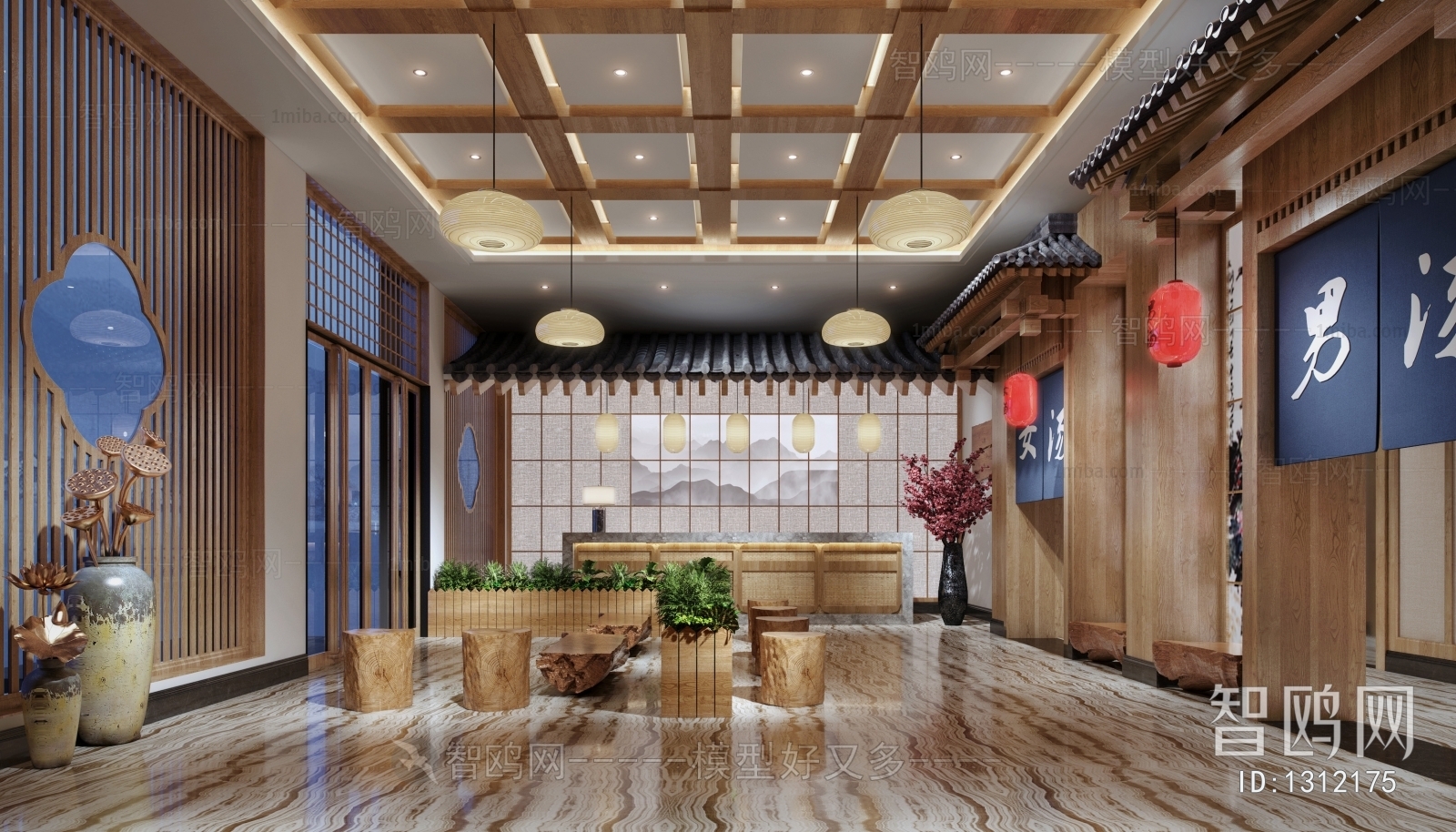 New Chinese Style Hotel Space