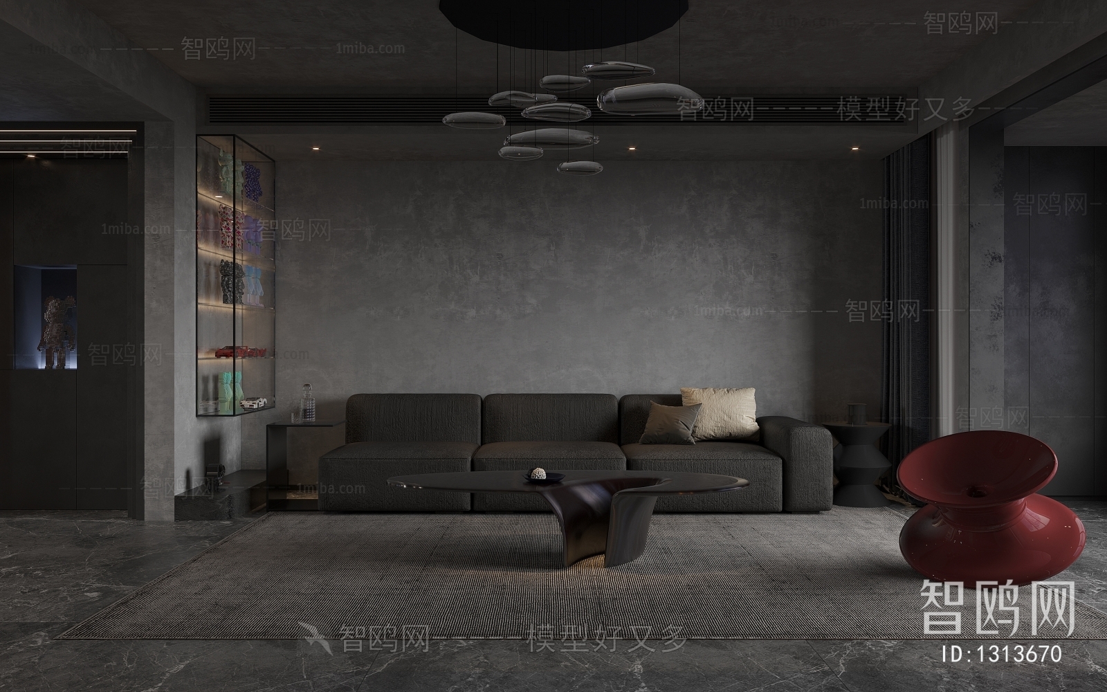 Modern Industrial Style A Living Room