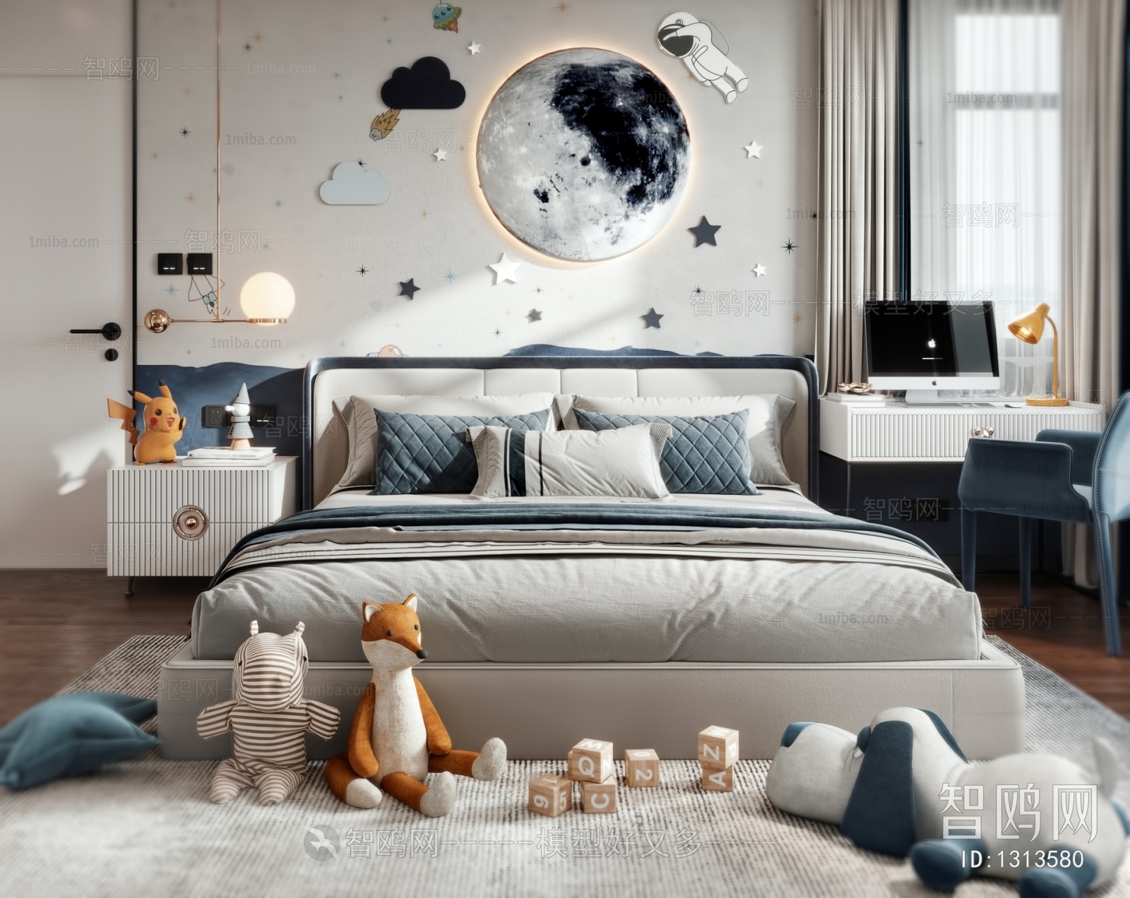 Modern Boy's Room And Son's Room