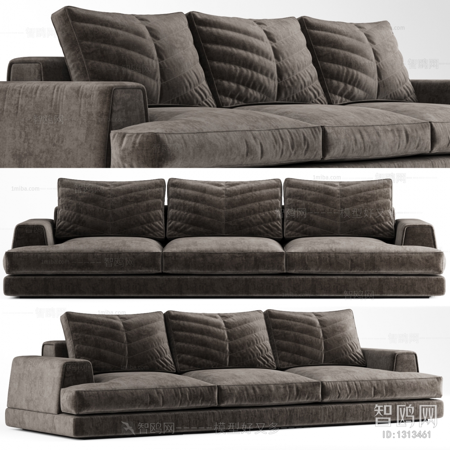 Modern Multi Person Sofa