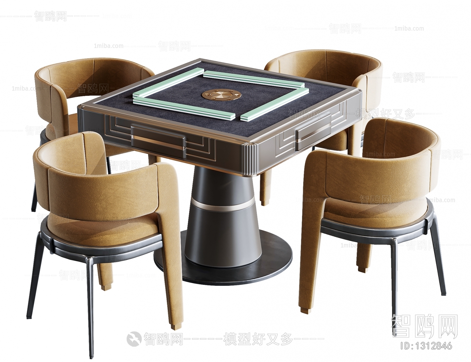 Modern Mahjong Tables And Chairs