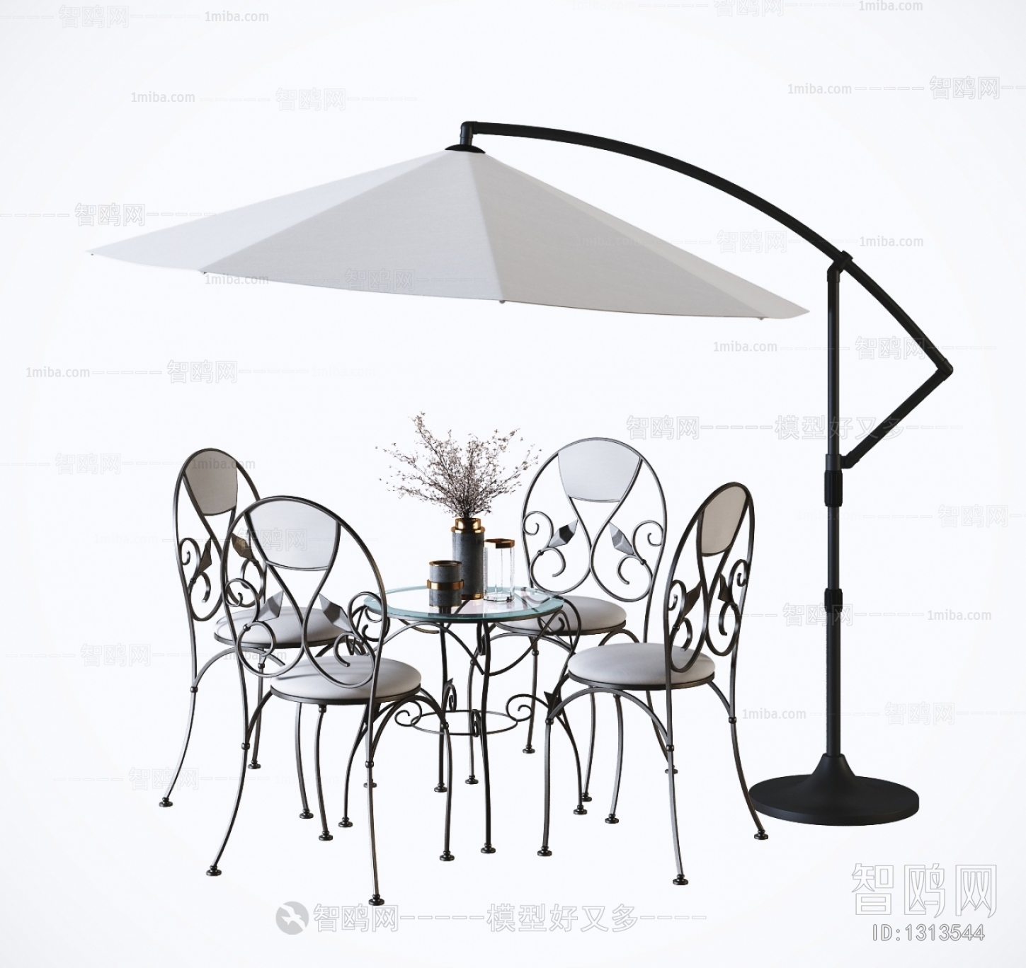 Simple European Style Outdoor Tables And Chairs