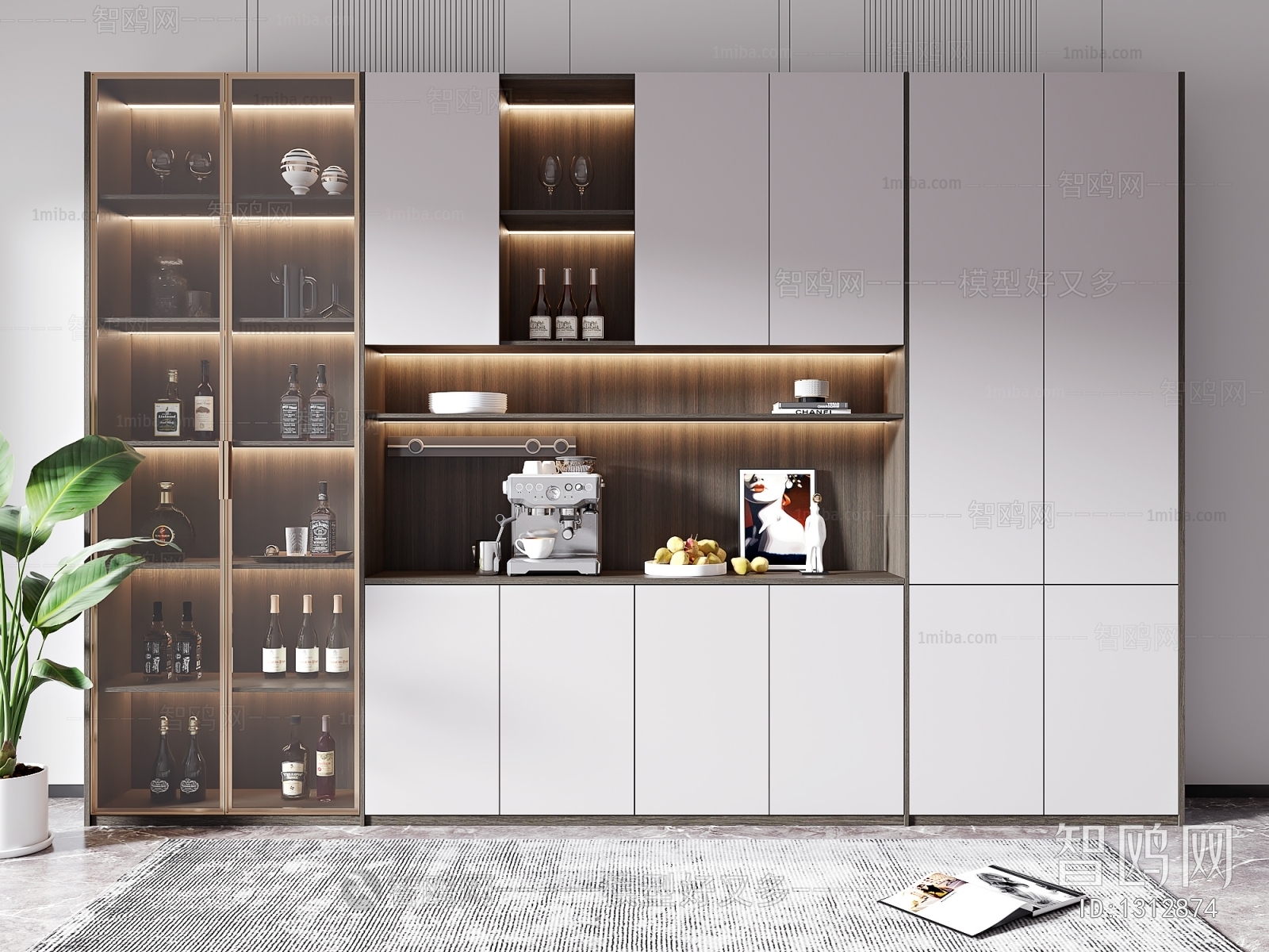 Modern Wine Cabinet