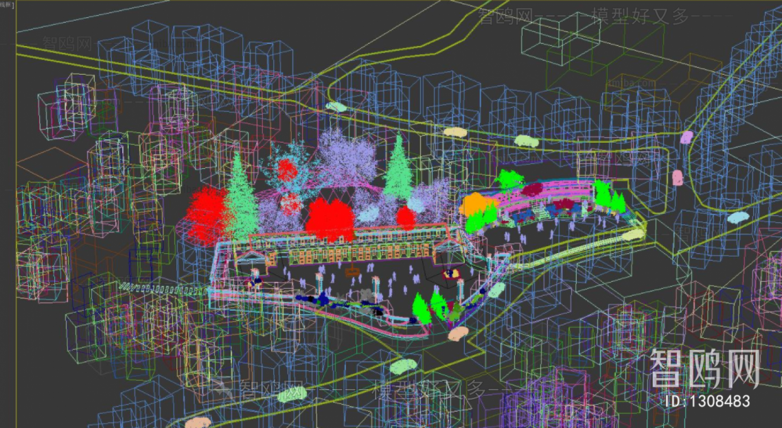 Chinese Style Architectural Bird's-eye View Planning