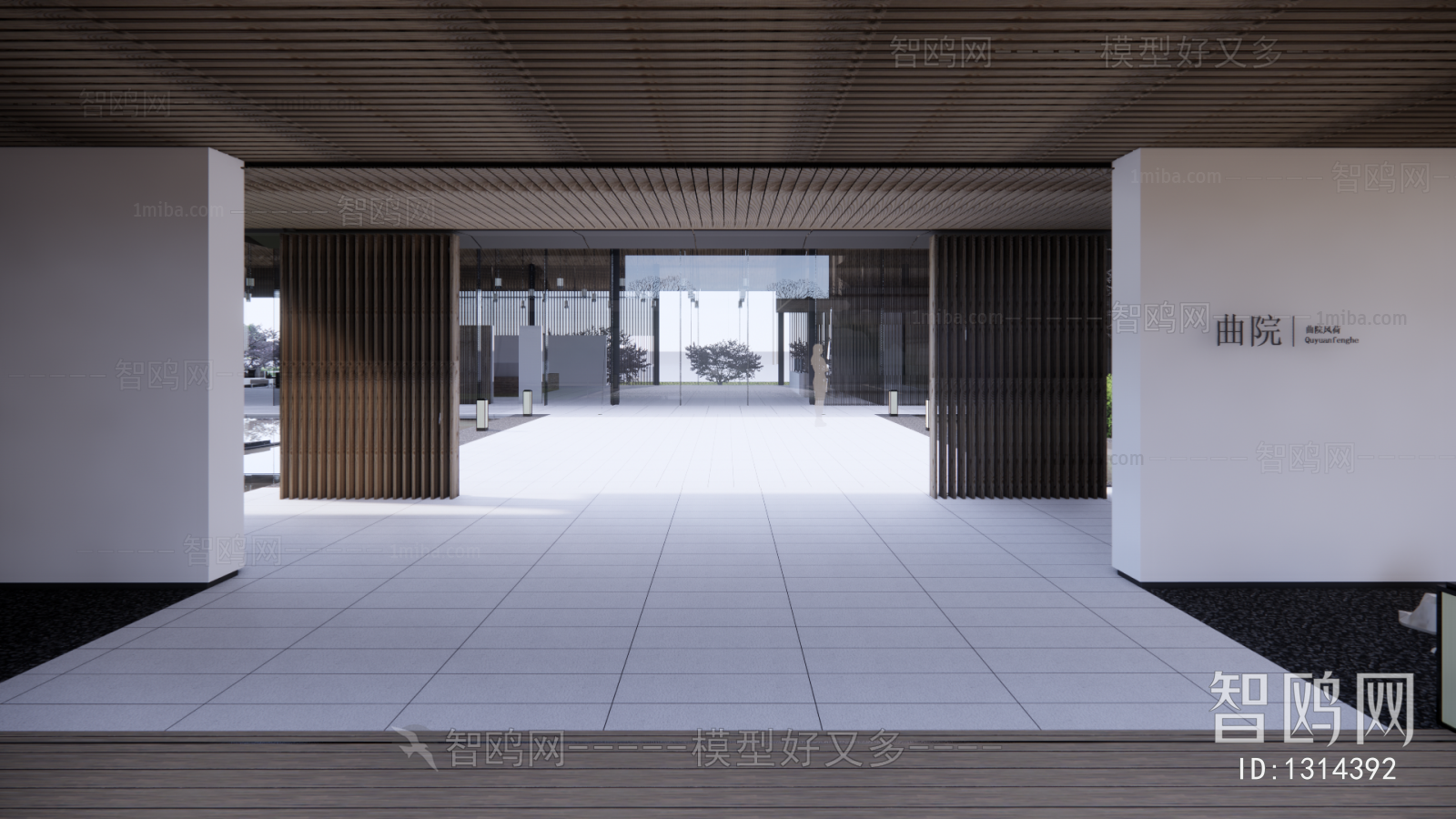 New Chinese Style Courtyard/landscape