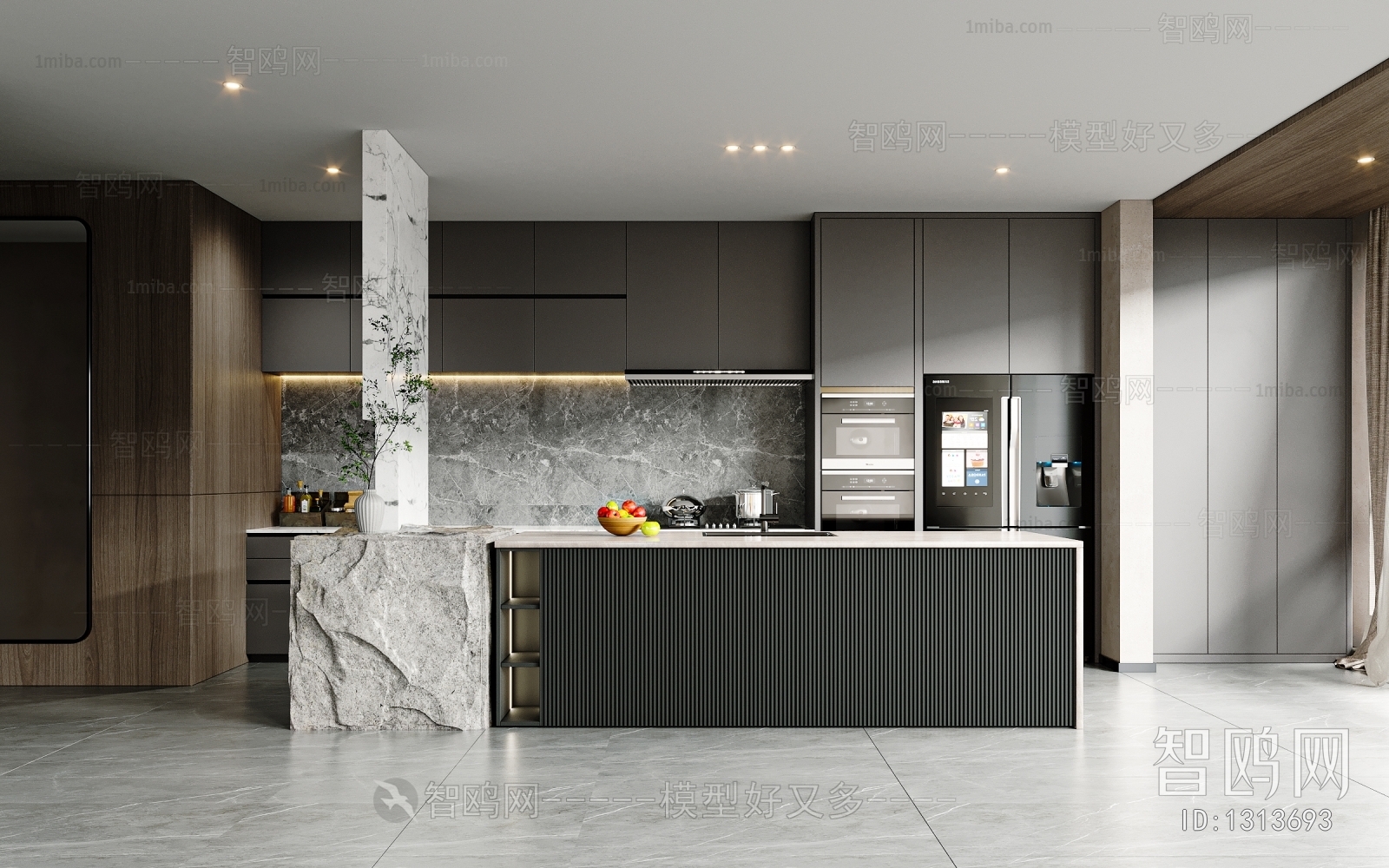 Modern Open Kitchen