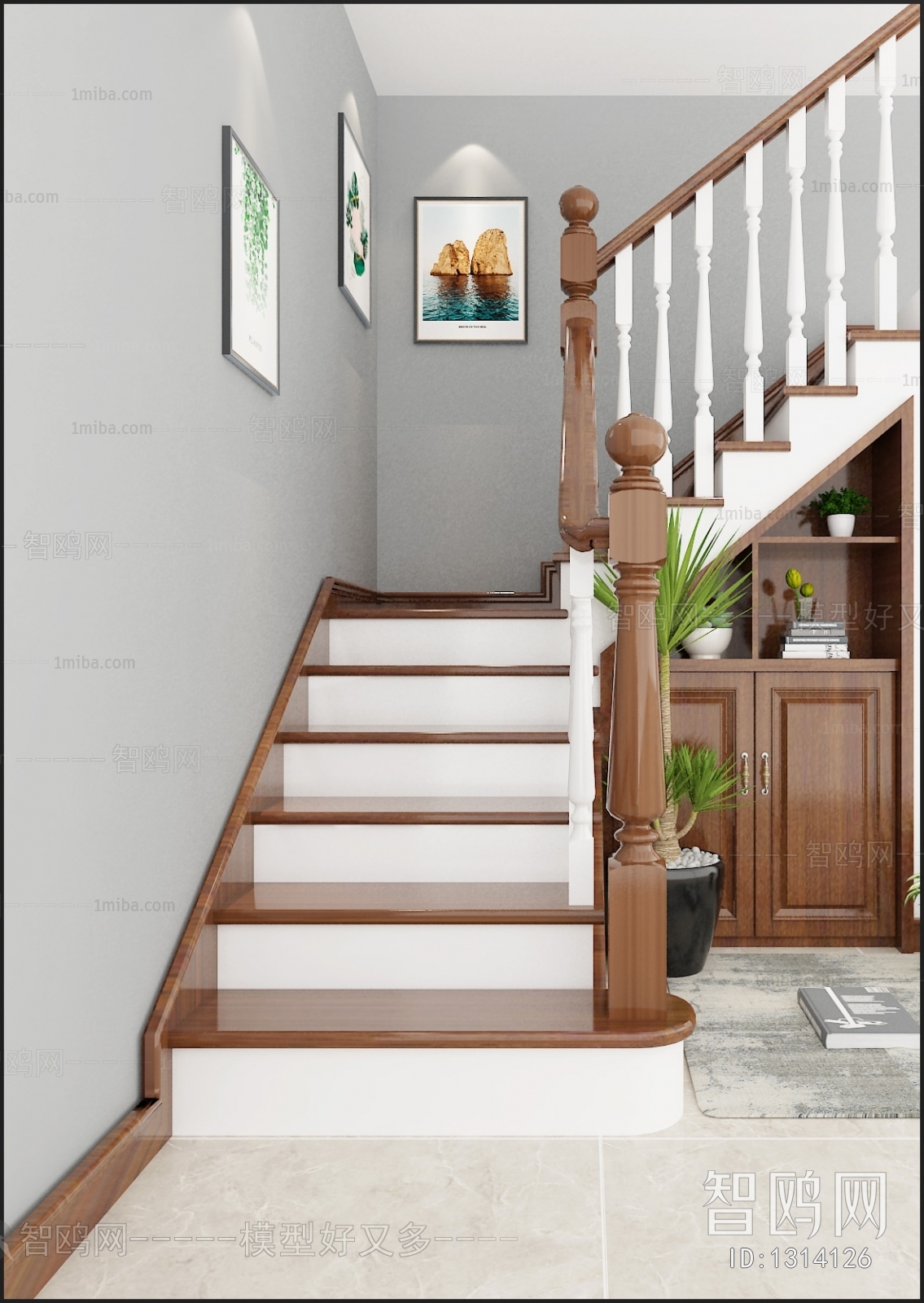 Modern Stair Balustrade/elevator