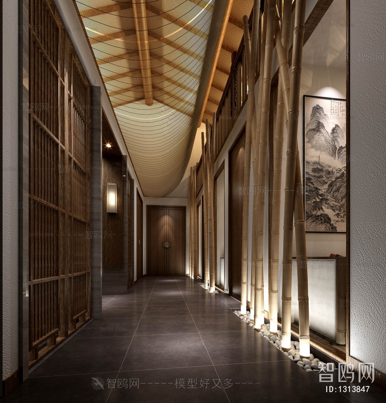 New Chinese Style Corridor