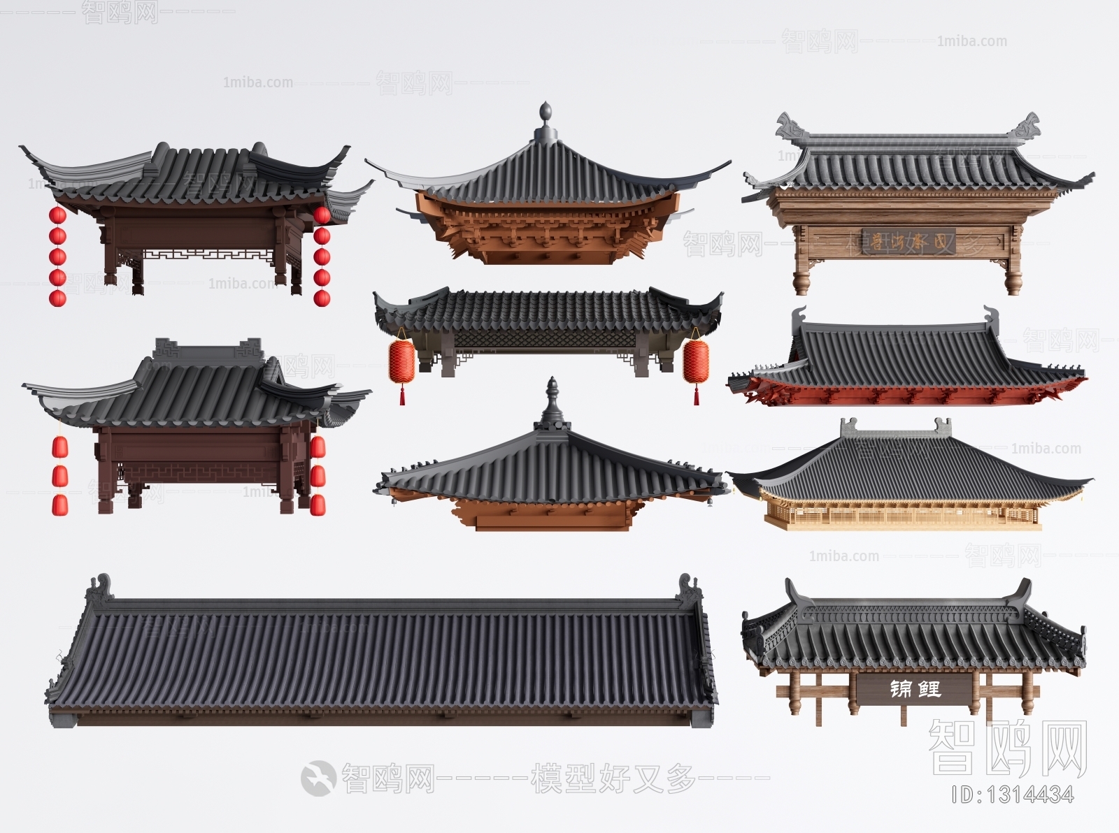 Chinese Style Building Component