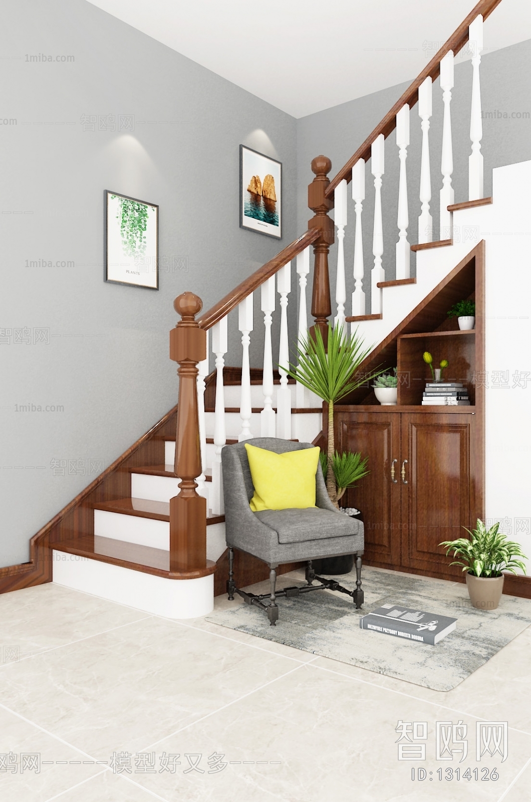 Modern Stair Balustrade/elevator