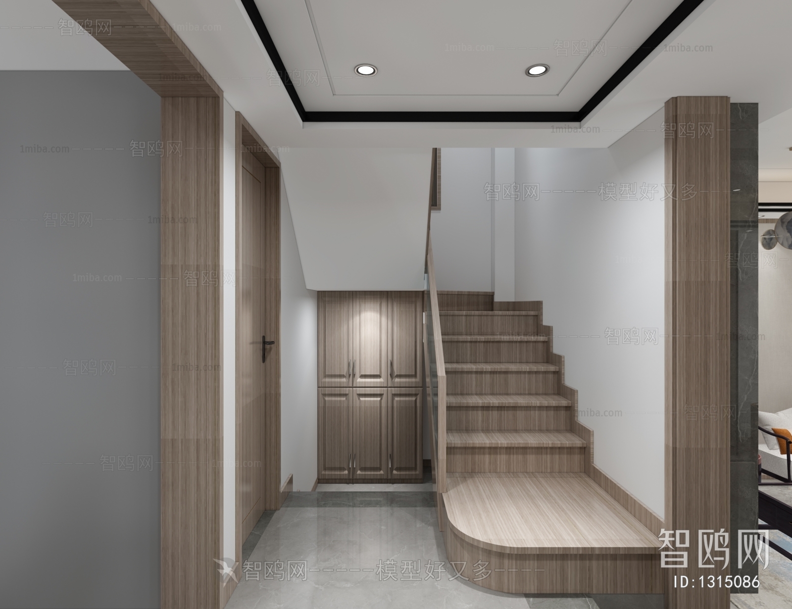 New Chinese Style Hallway