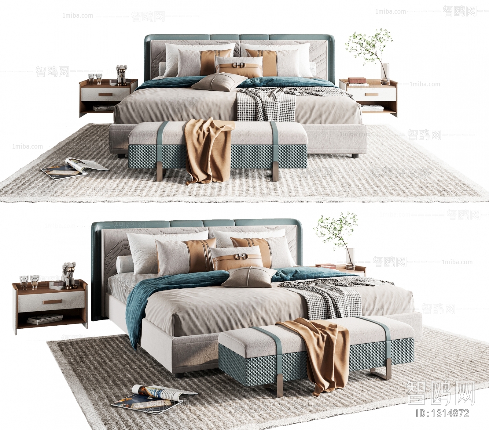 Modern Double Bed