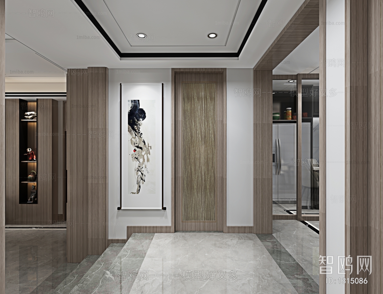 New Chinese Style Hallway