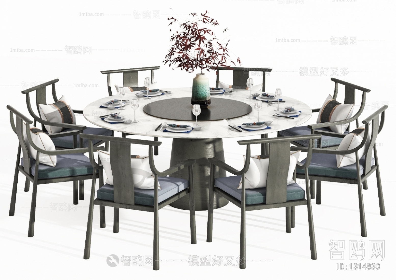 New Chinese Style Dining Table And Chairs