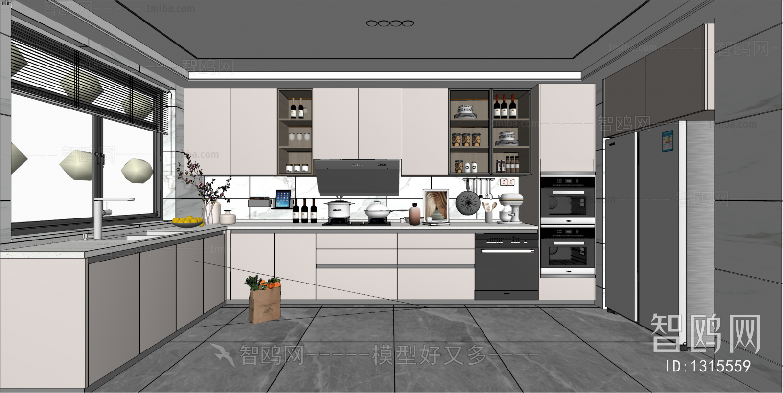 Modern The Kitchen