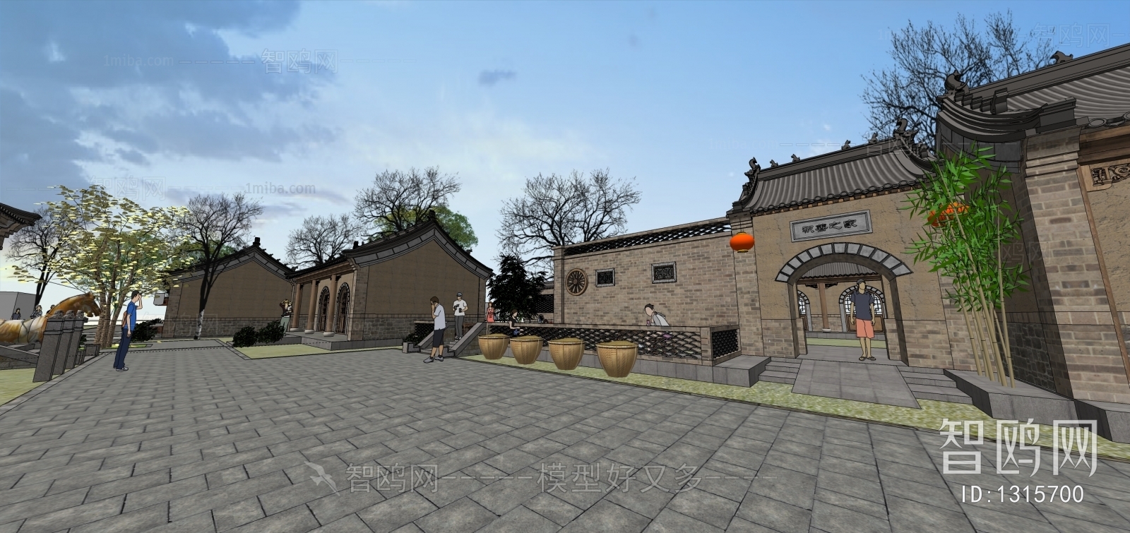 New Chinese Style Villa Appearance