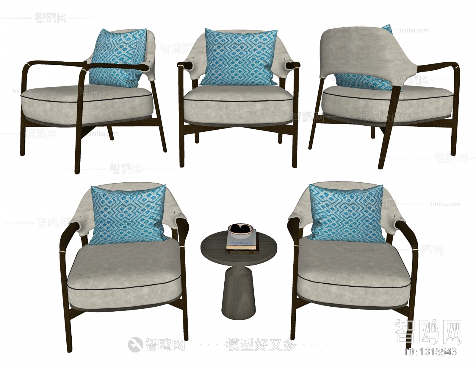 New Chinese Style Lounge Chair