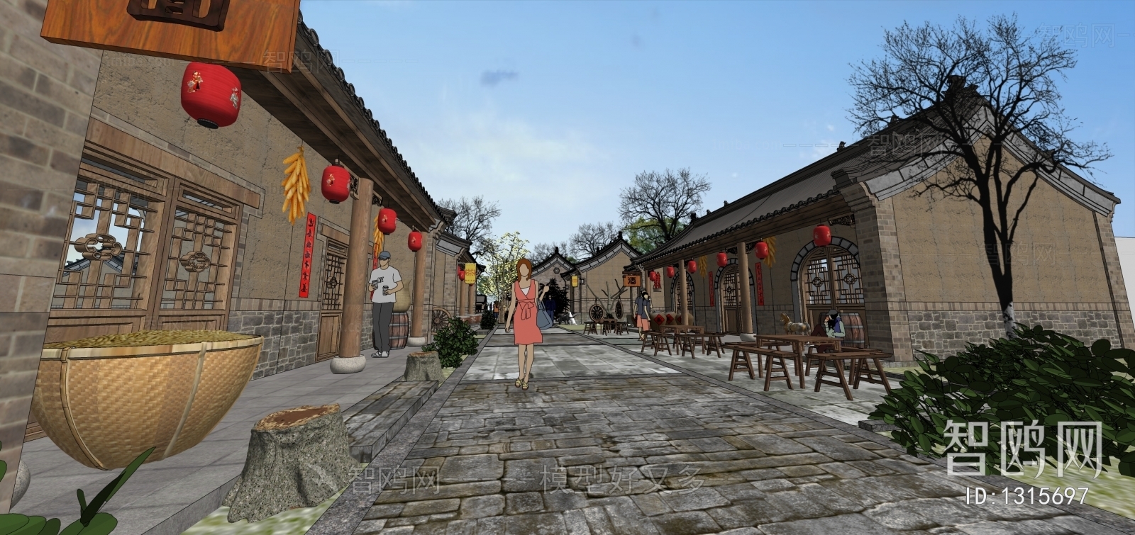 New Chinese Style Villa Appearance