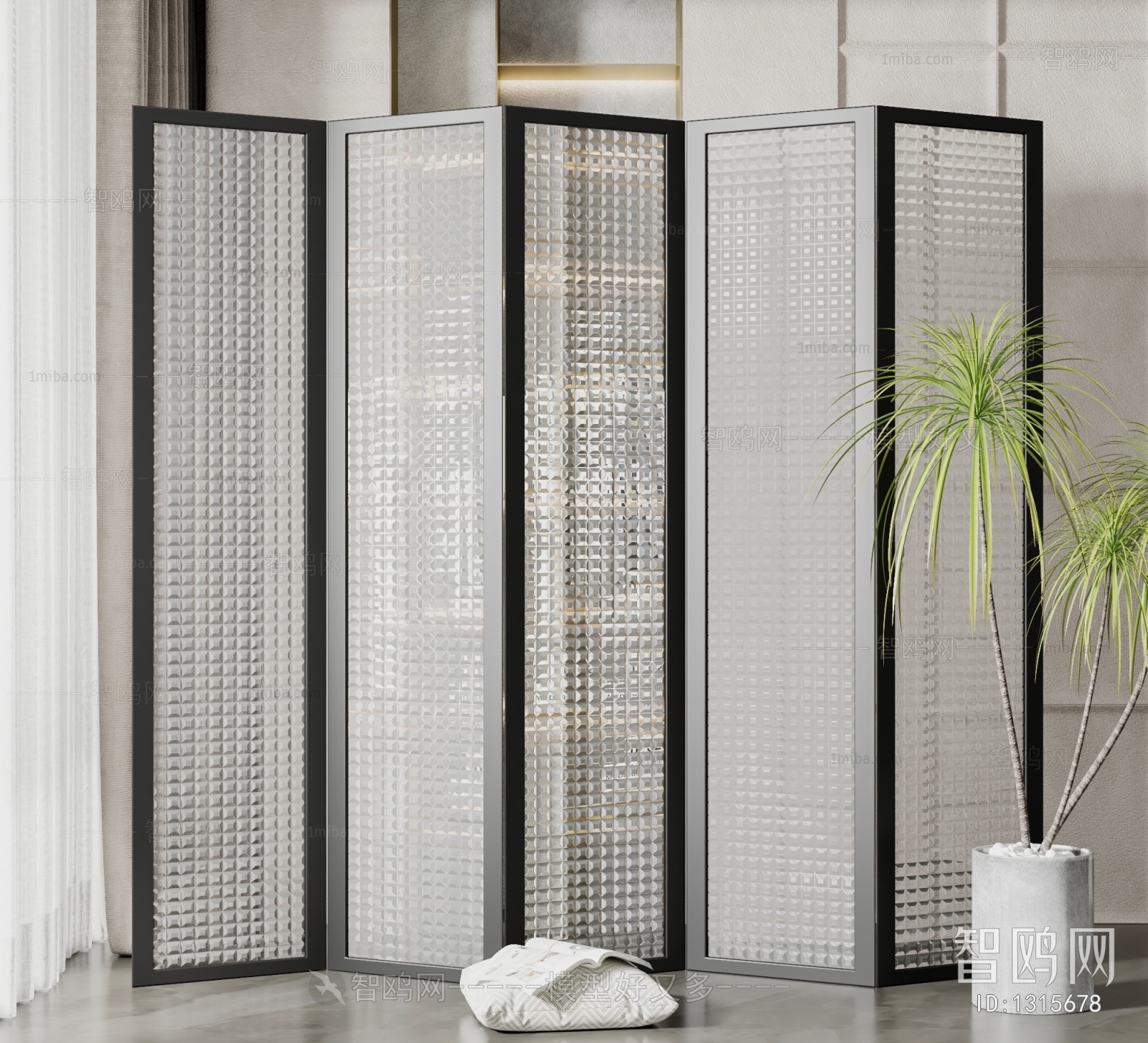 Modern Metal Screen Partition