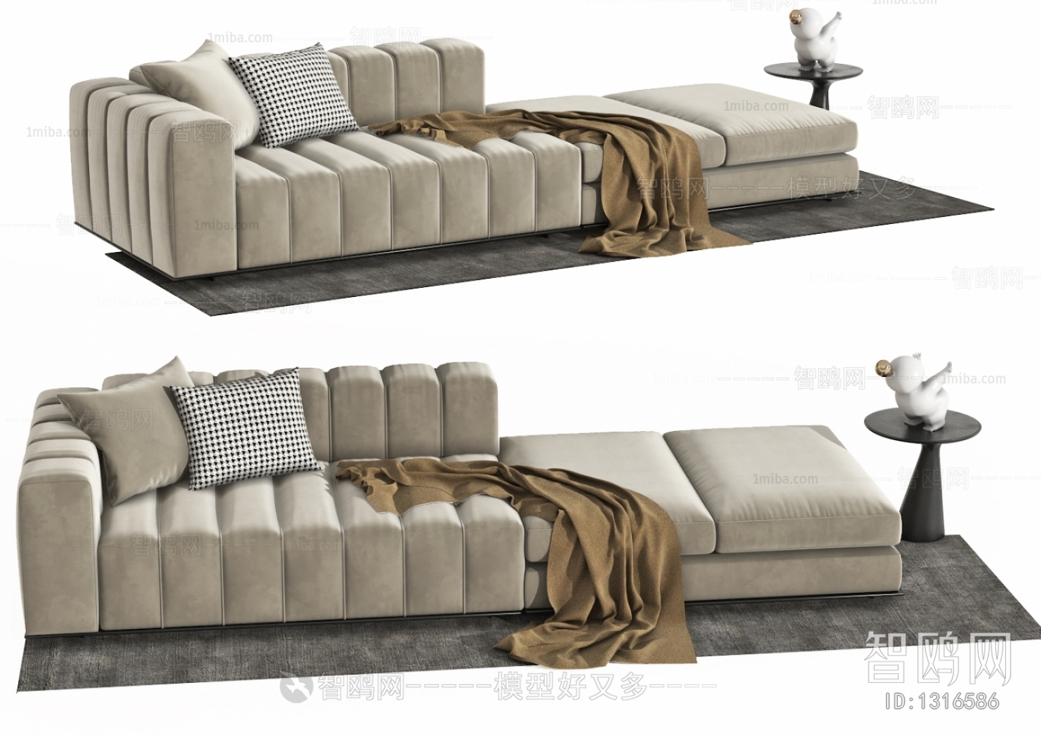 Modern Multi Person Sofa