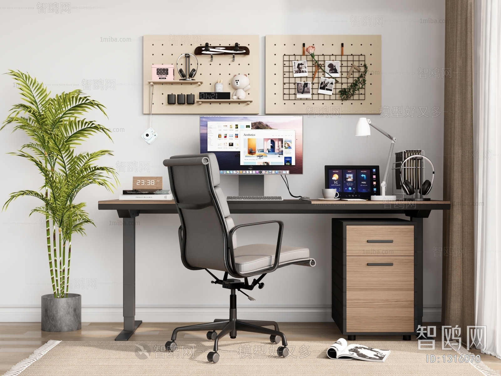 Modern Computer Desk And Chair