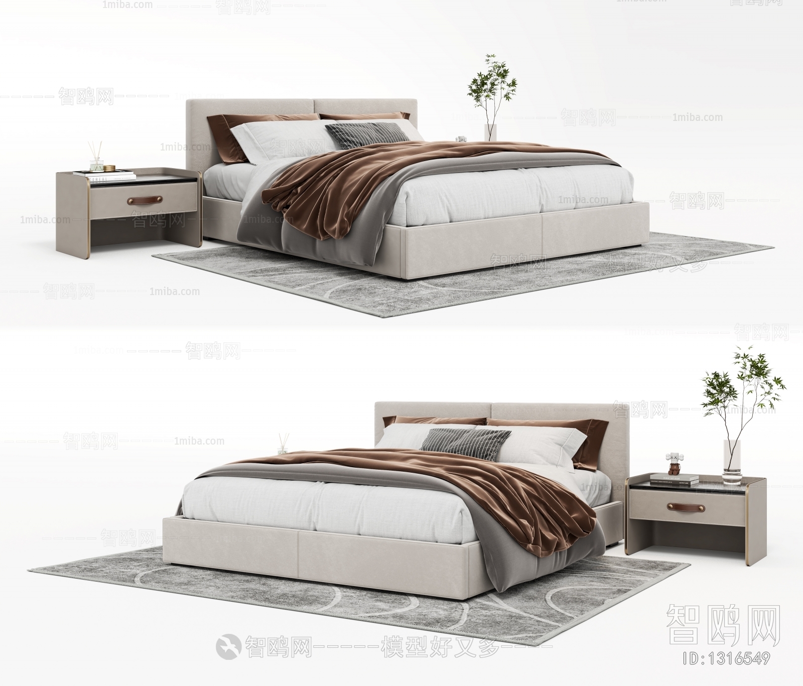 Modern Double Bed