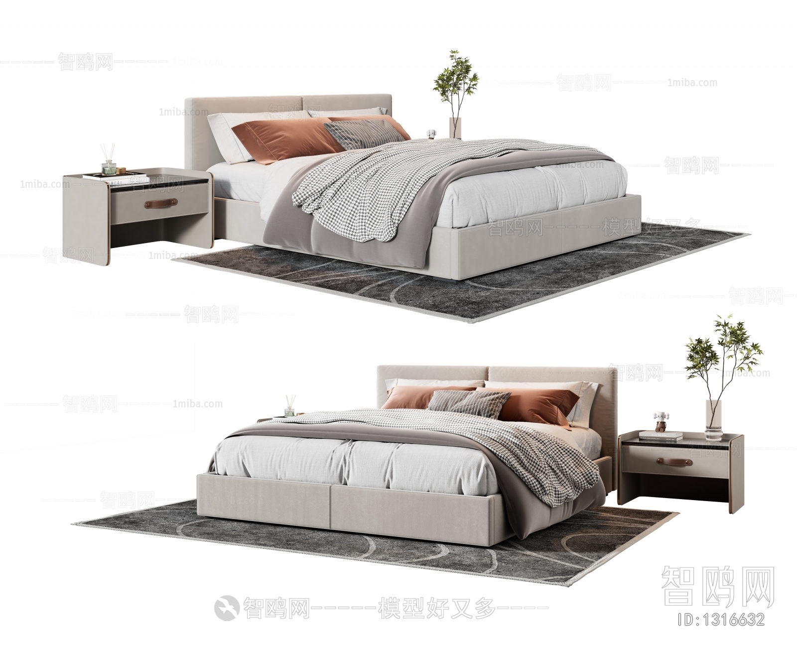 Modern Double Bed