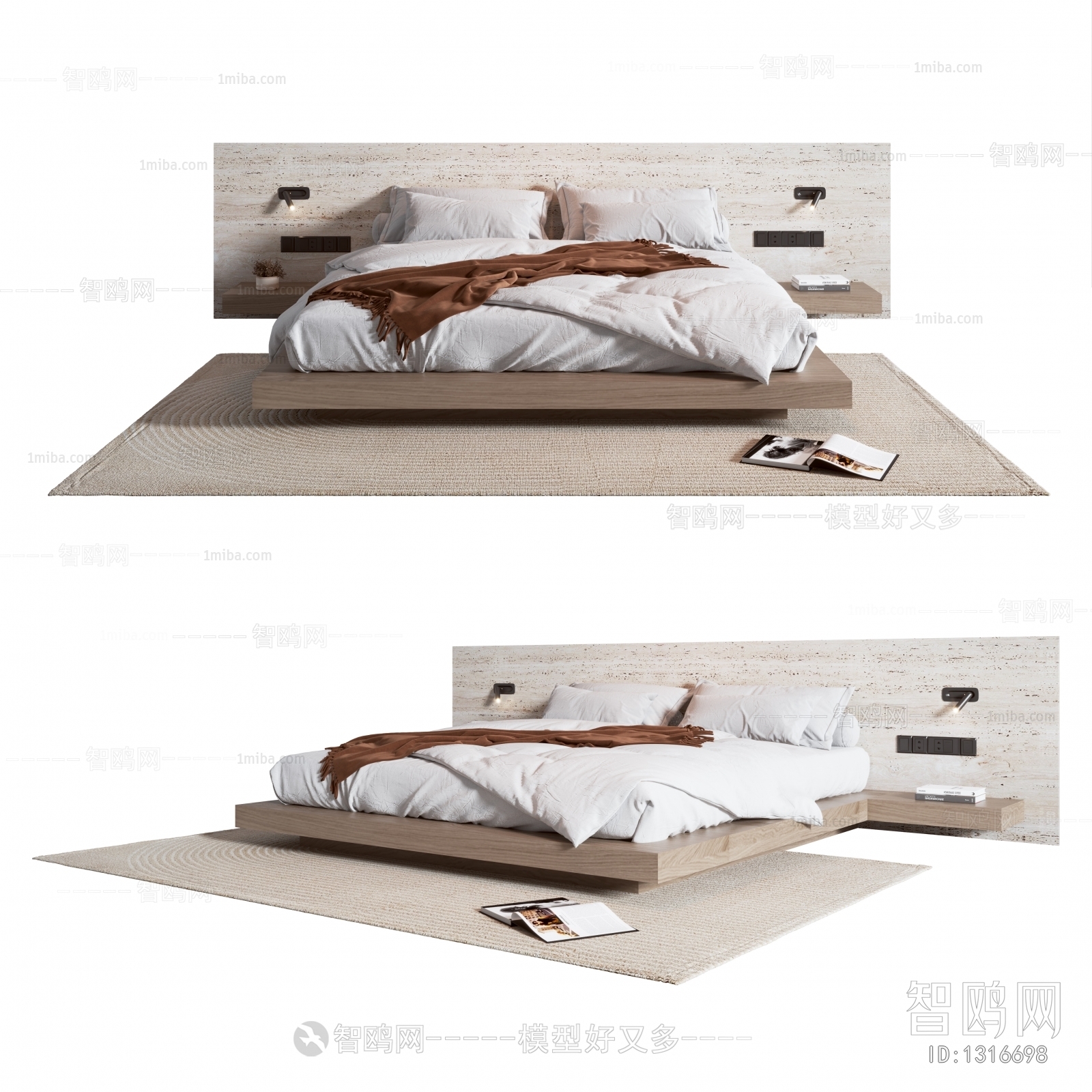 Modern Double Bed